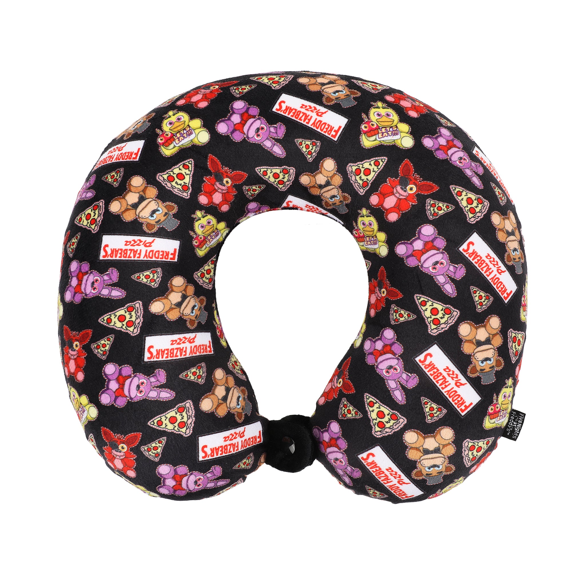 Five Nights at Freddy's 3-Piece Travel Set With Neck Pillow, Eye Mask, And Luggage Tag