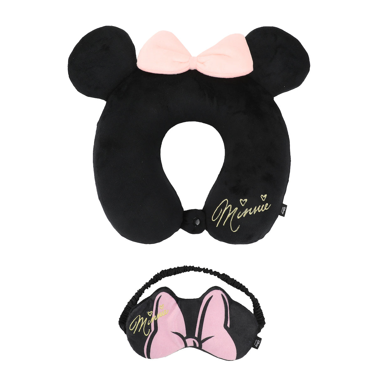 Disney Minnie Mouse-Inspired 3-Piece Neck Pillow Eye Mask Set