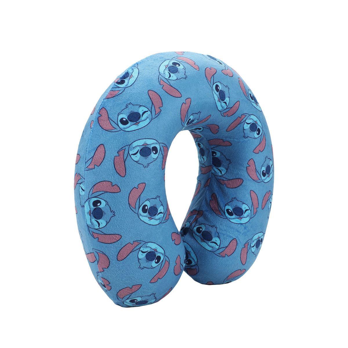 Disney Stitch All-Over Print Blue 12" Neck Pillow