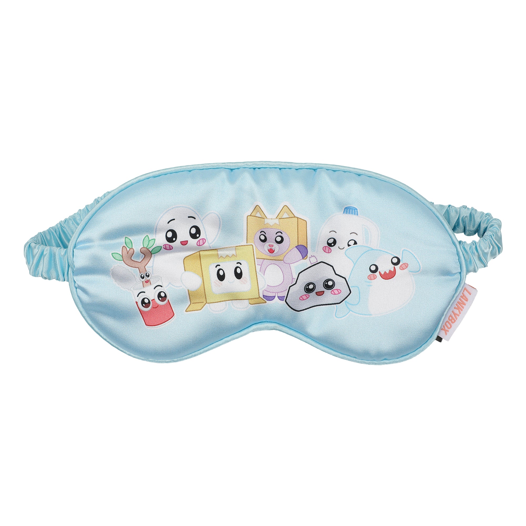 LankyBox Character Print 2-Piece Neck Pillow & Eye Mask Travel Set