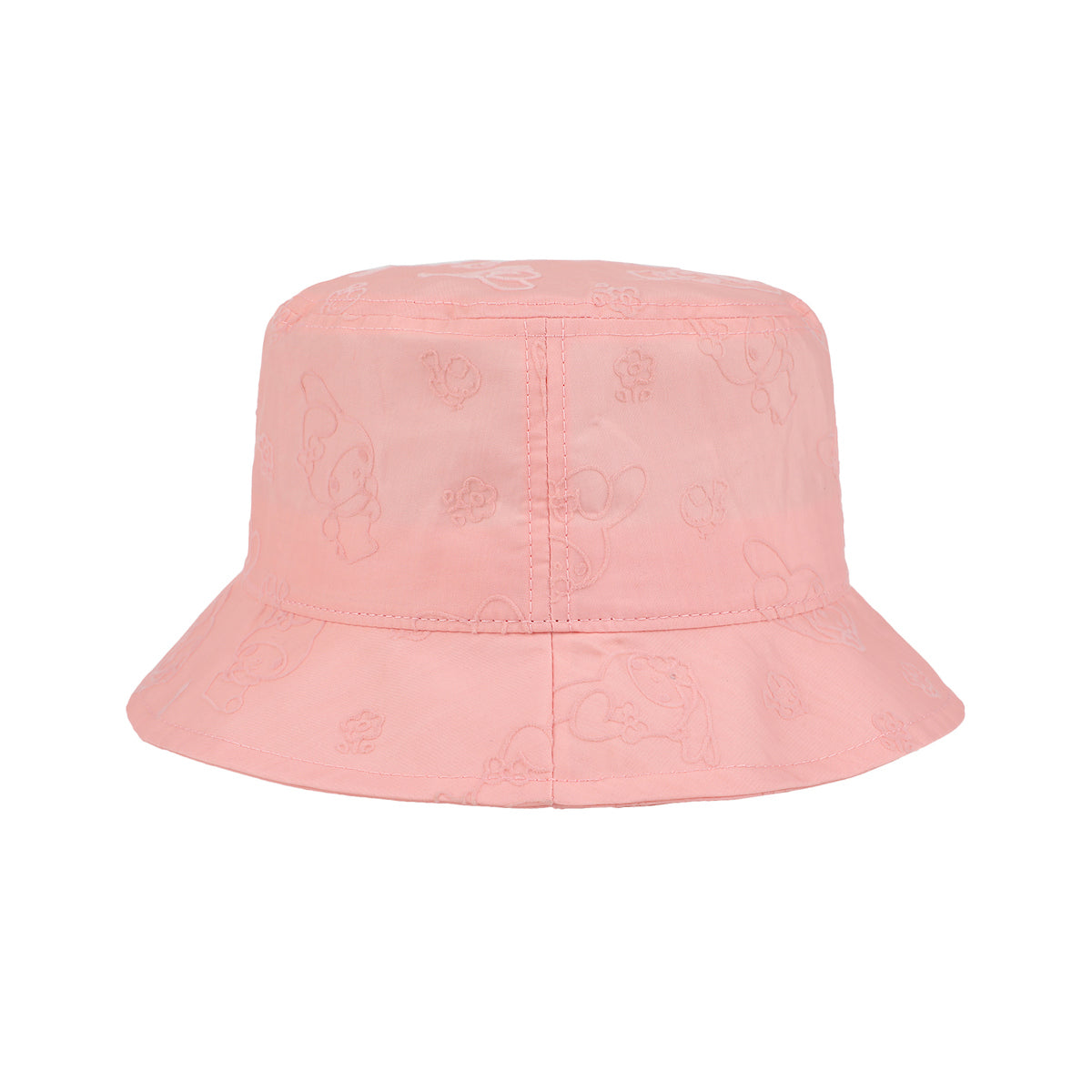 My Melody Line Art Adult Pink Bucket Hat