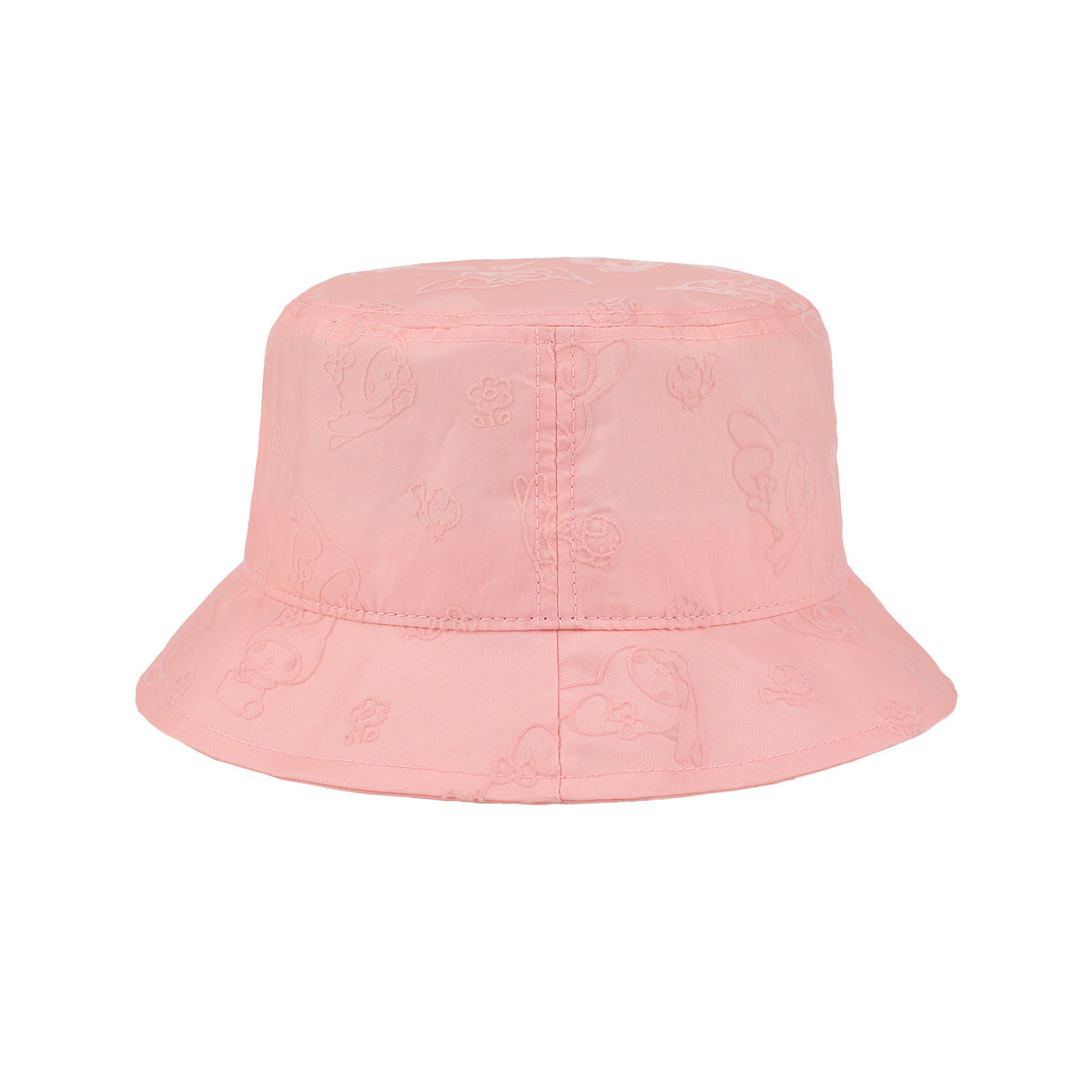 My Melody Line Art Adult Pink Bucket Hat