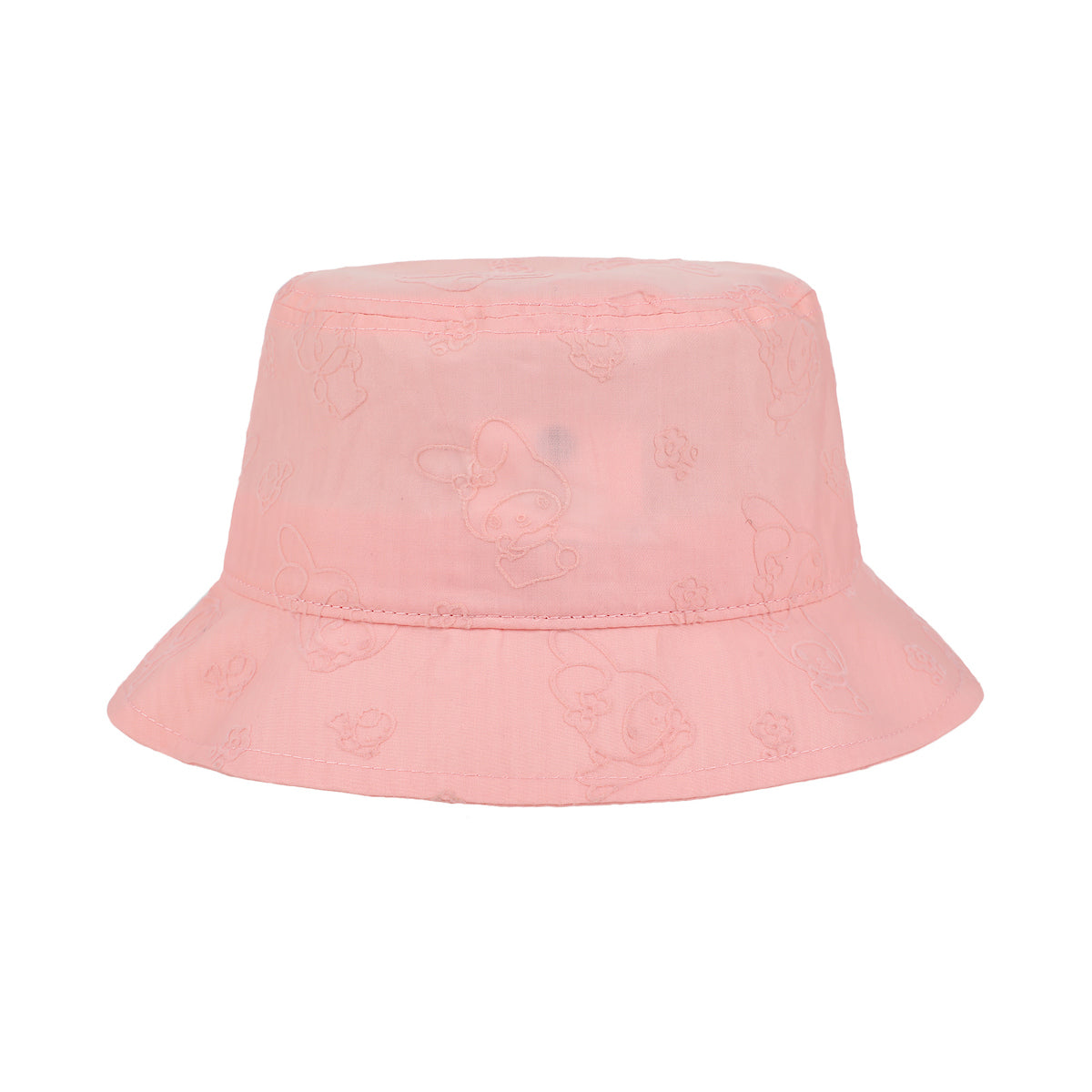 My Melody Line Art Adult Pink Bucket Hat