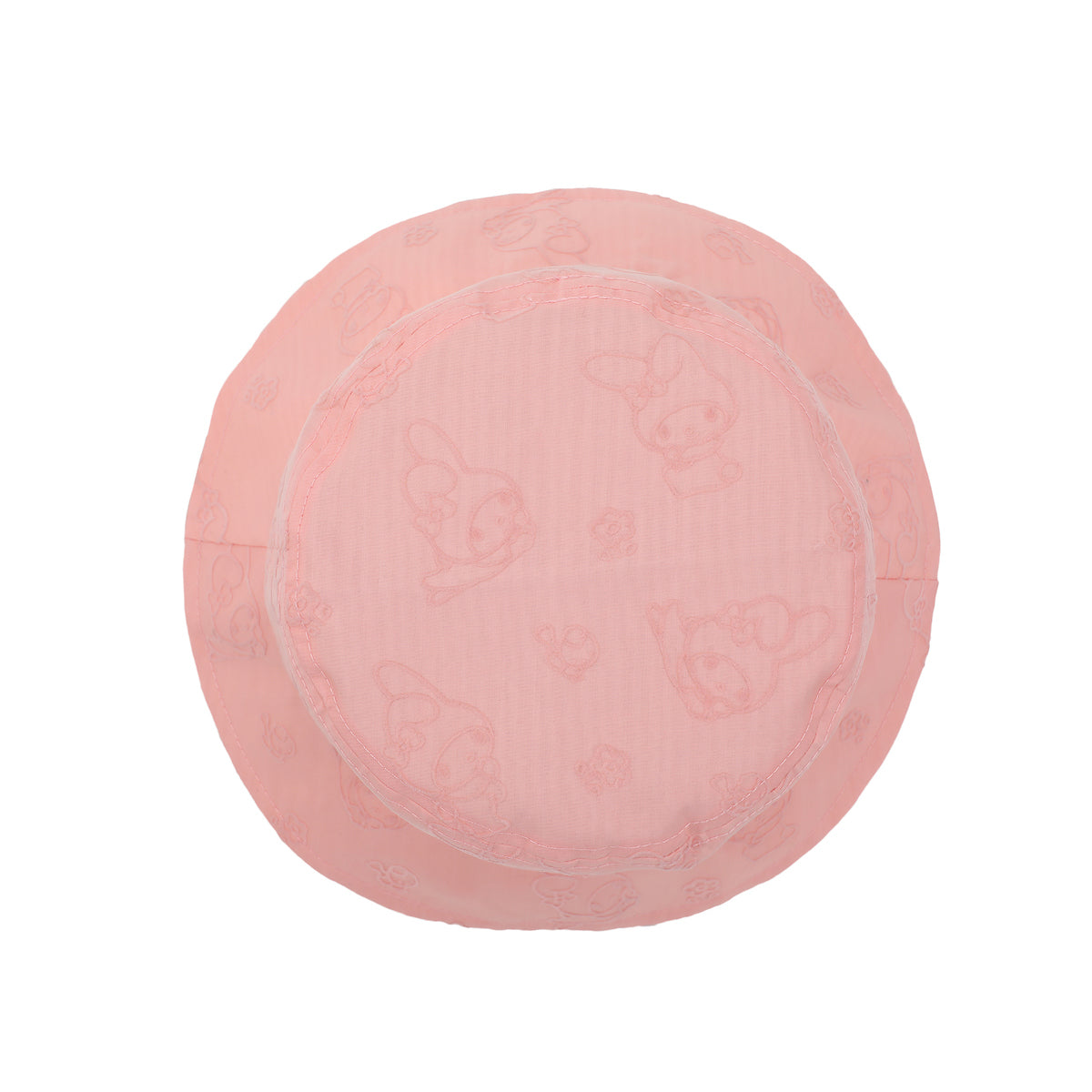 My Melody Line Art Adult Pink Bucket Hat