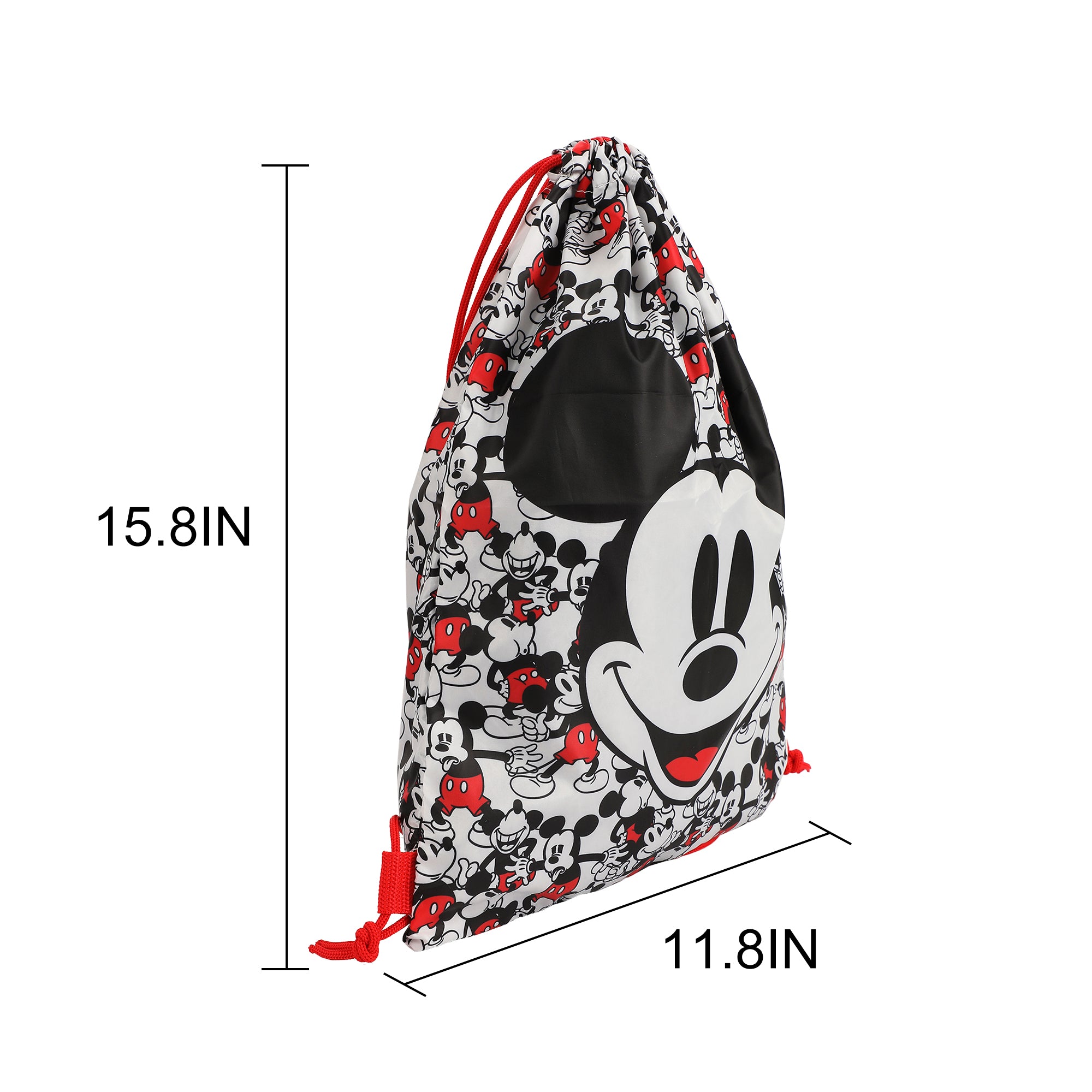 Disney Mickey Mouse Character Face 4-Piece Packing Cube & Laundry Bag Set