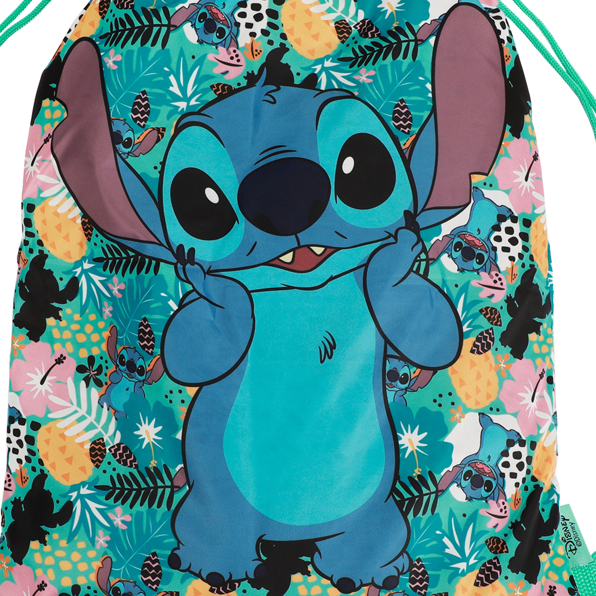 Lilo & Stitch Floral Print Stitch 4-Piece Packing Cube & Laundry Bag Set