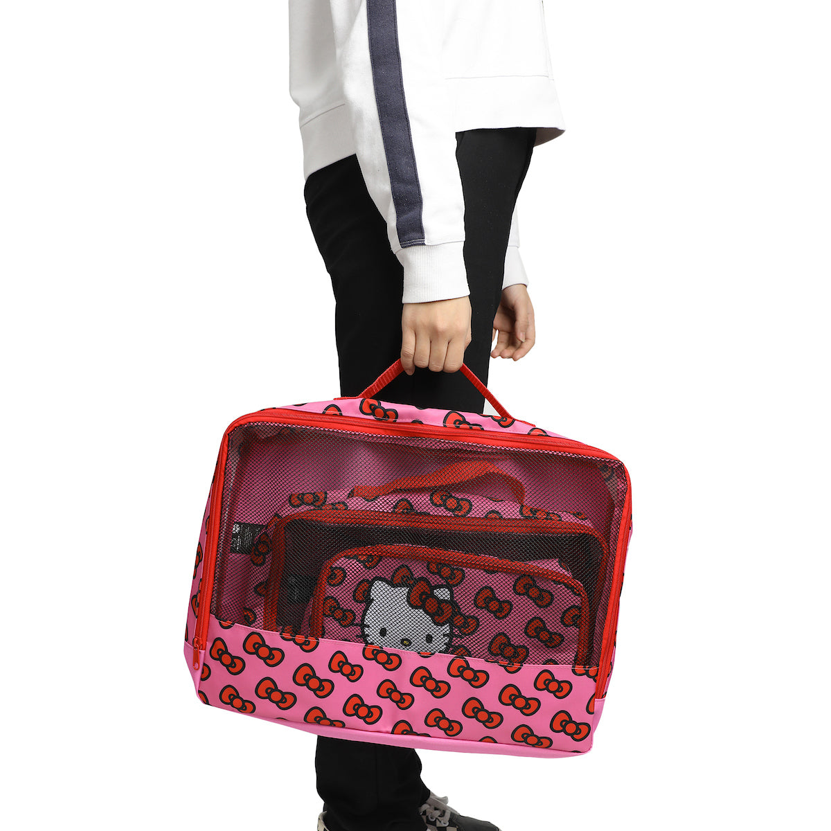 Hello Kitty Packing Cube & Hang Tag Set - Cute and Organized Travel!