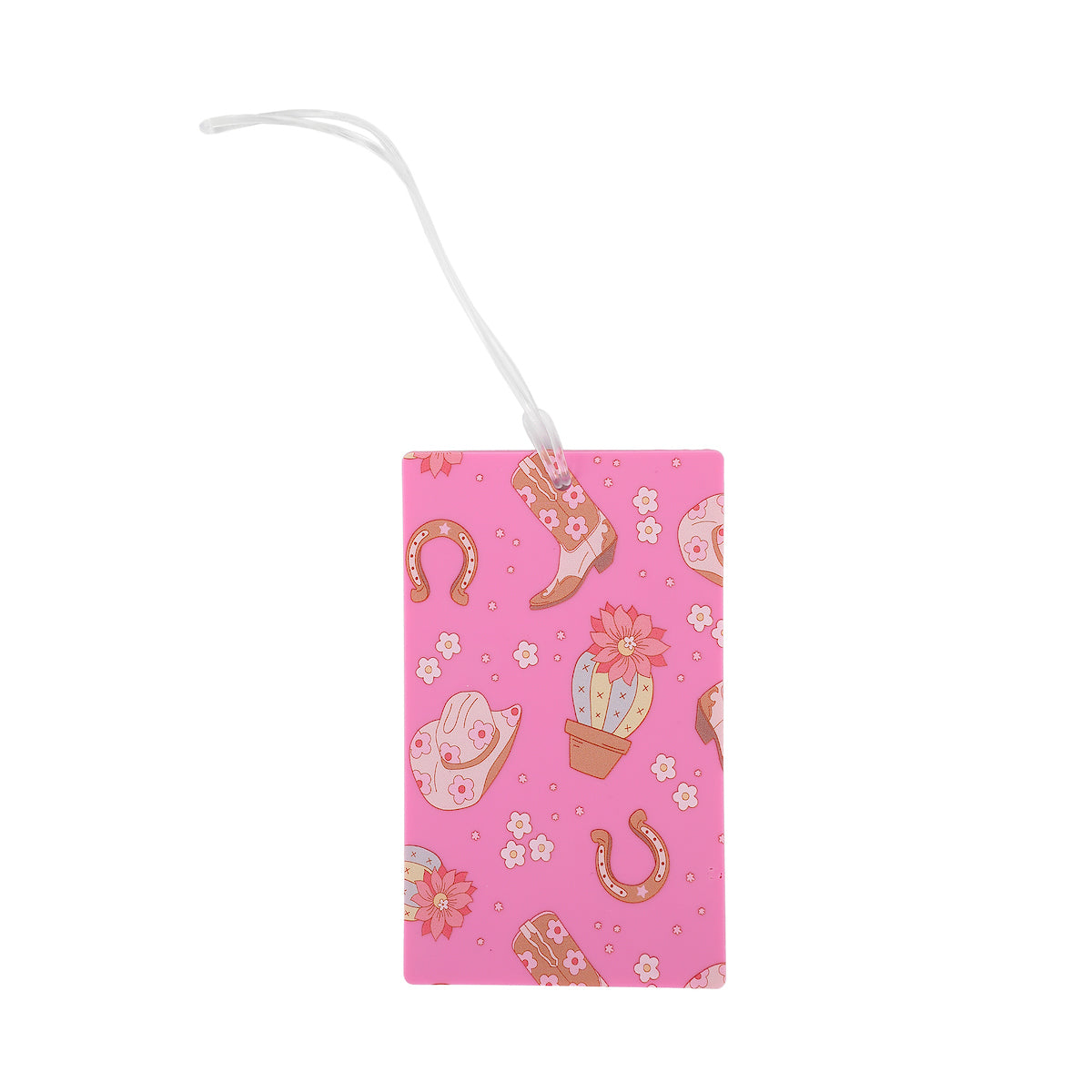 Western Print 4-Piece Packing Cube & Luggage Tag Set
