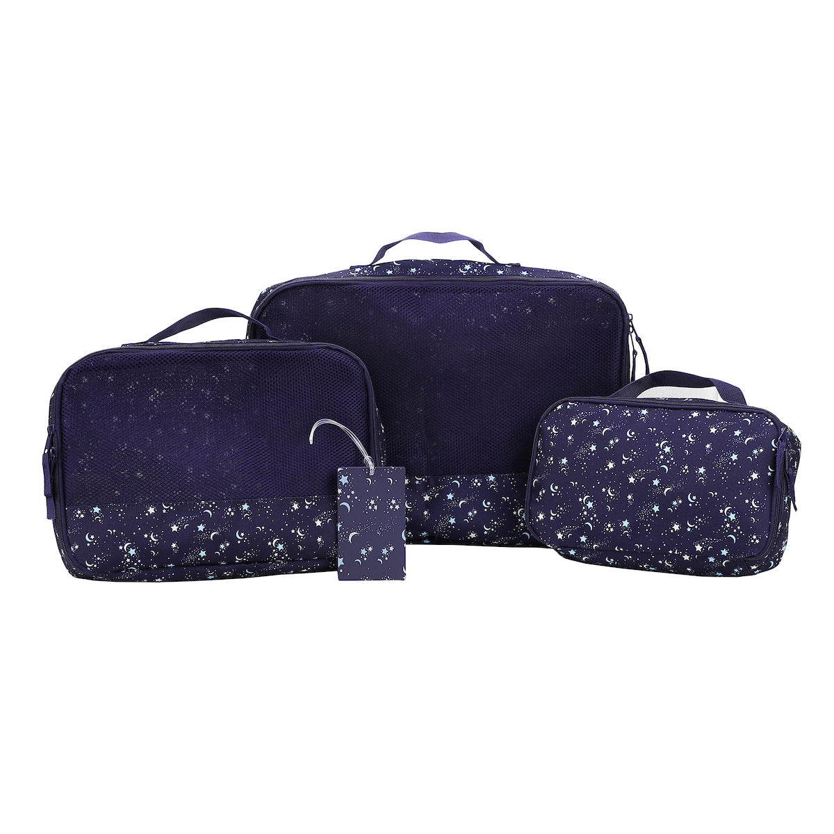 Night Sky 4-Piece Packing Cube & Luggage Tag Set