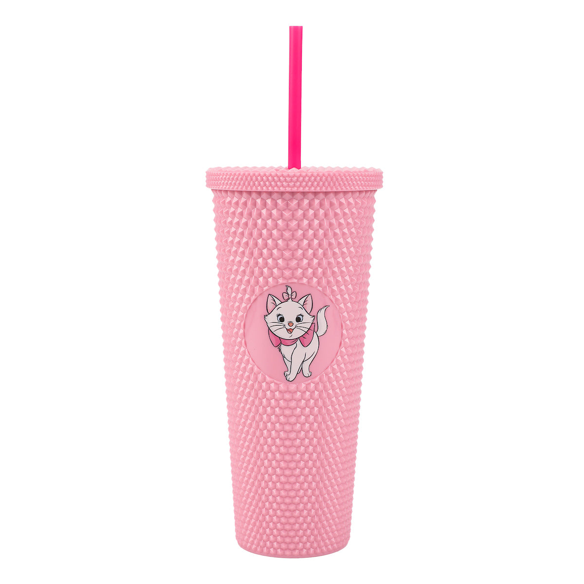 Disney Aristocats Marie Pink 24 Oz Spiked Acrylic Tumbler