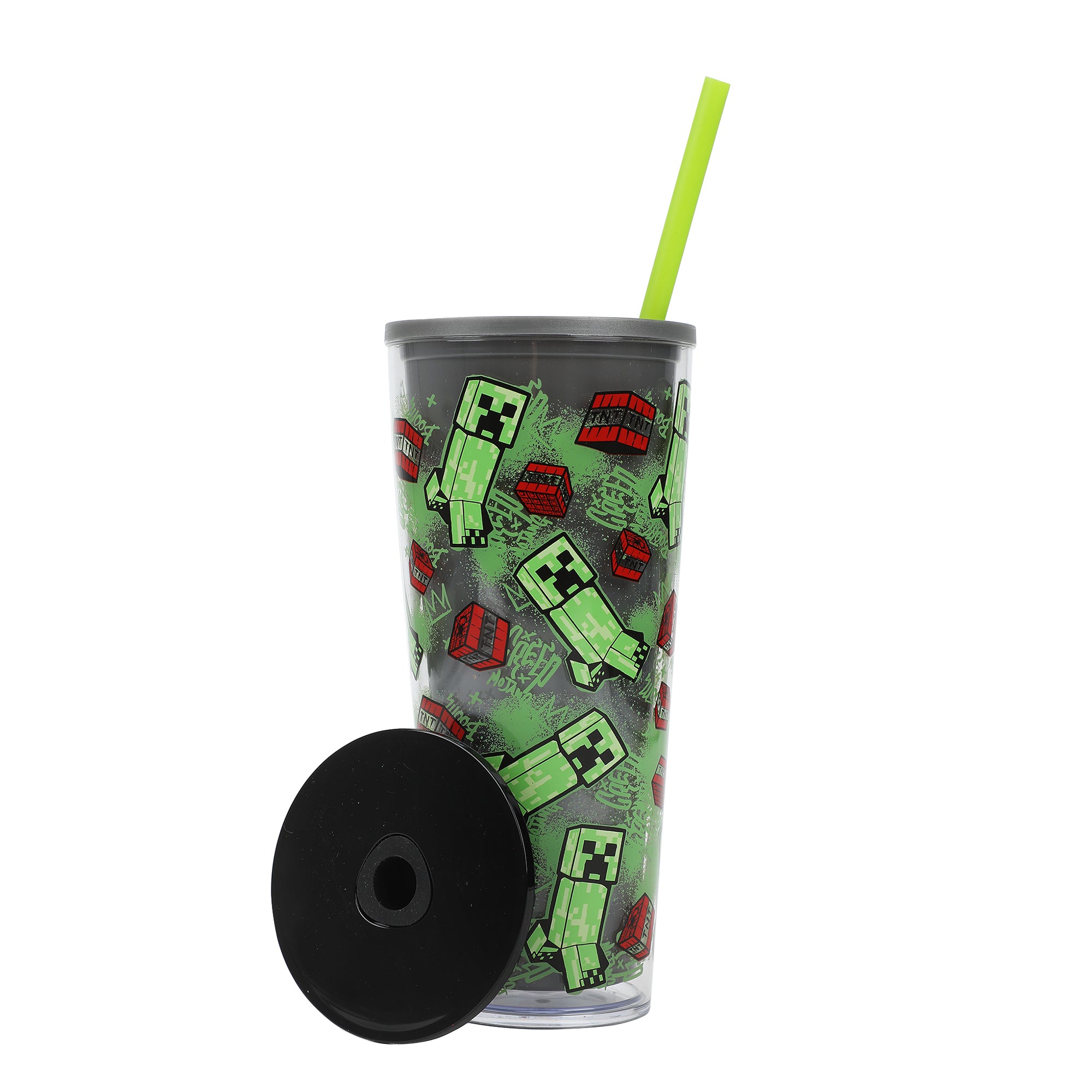 Minecraft Creeper TNT 26 Oz. Plastic Tumbler