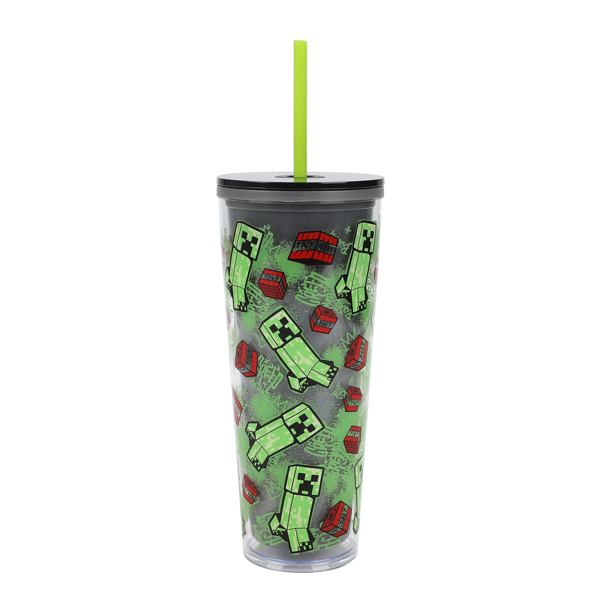 Minecraft Creeper TNT 26 Oz. Plastic Tumbler