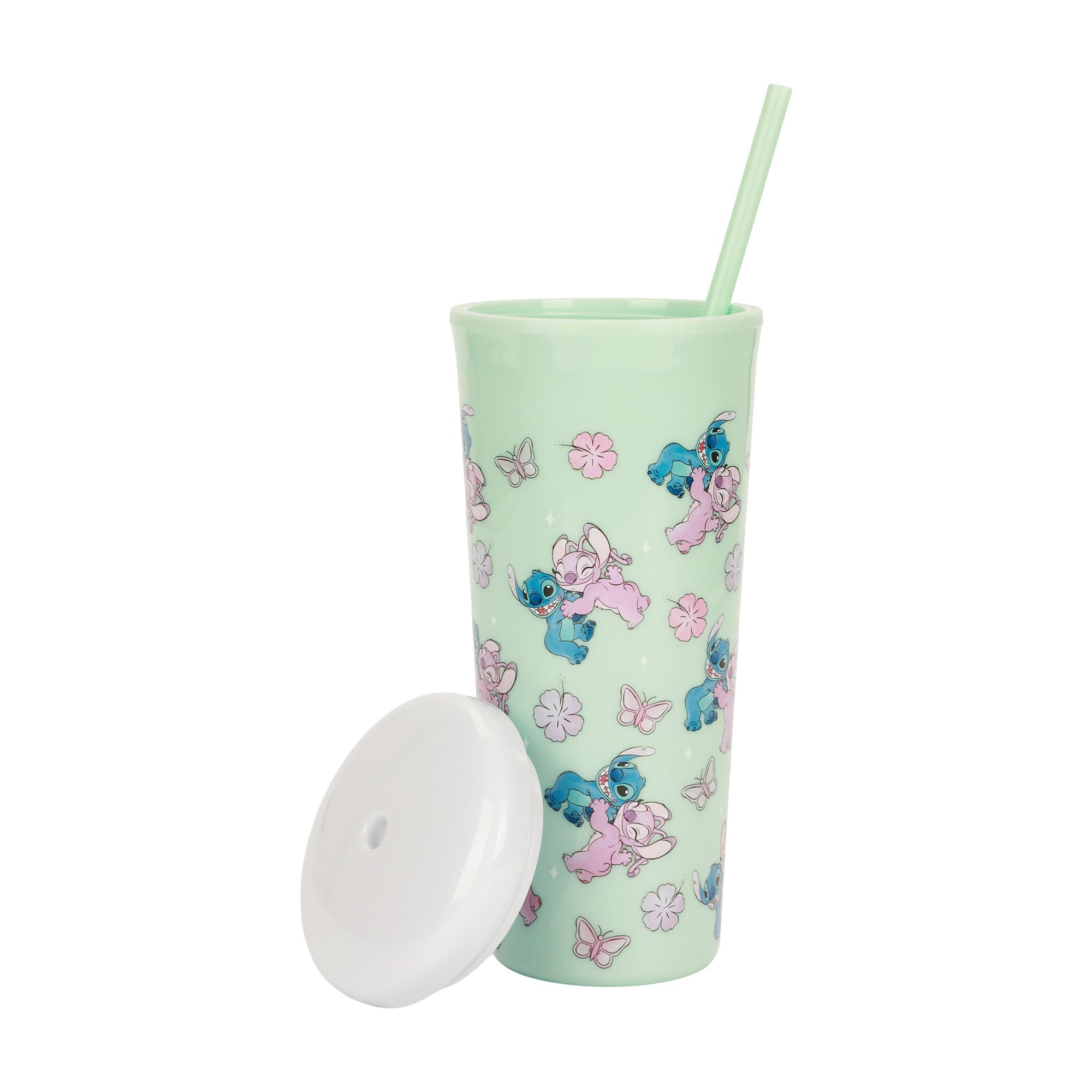Lilo & Stitch Wraparound Lilo and Angel 26 Oz. Stainless Steel Semi-Dome Cup