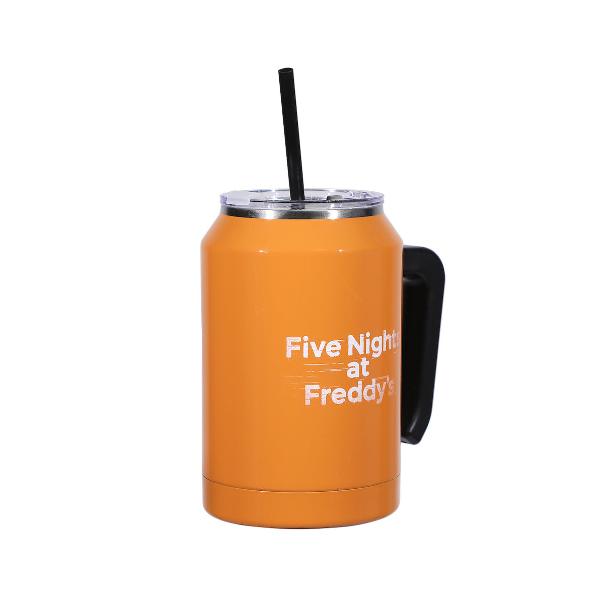 Five Nights At Freddy's Freddy Brown 30 Oz Double Wall Stainless Steel Tumbler With Handle