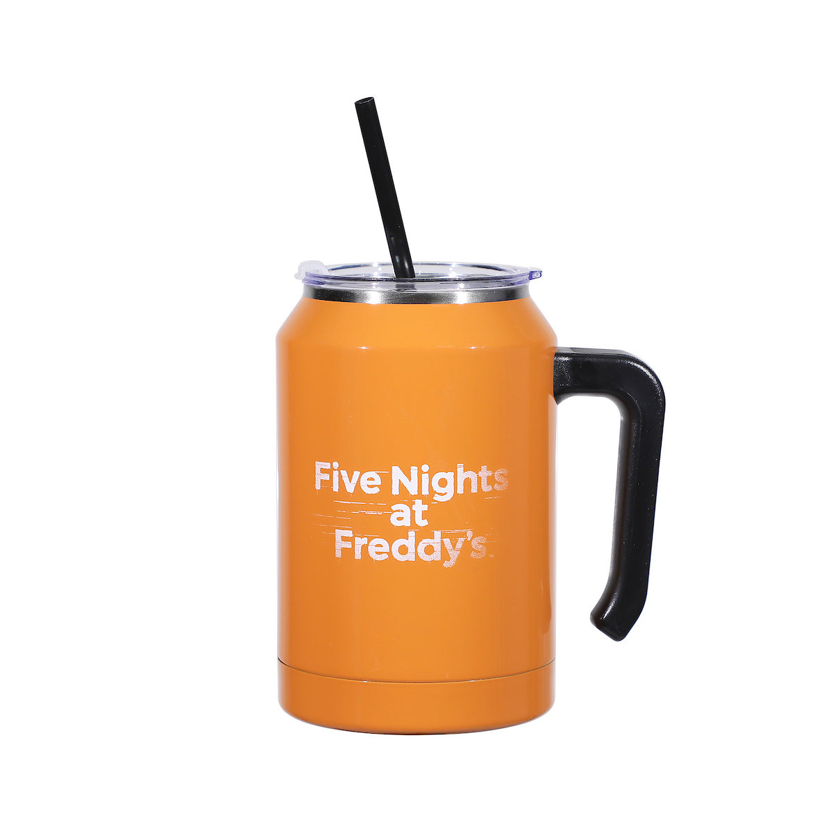 Five Nights At Freddy's Freddy Brown 30 Oz Double Wall Stainless Steel Tumbler With Handle