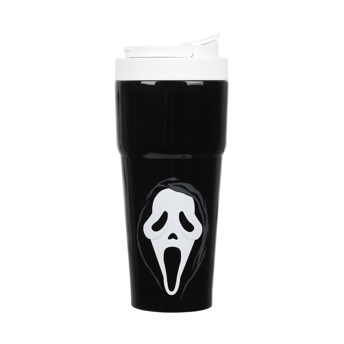 Ghostface Mask 27 Oz. Black Stainless Steel Travel Coffee Tumbler