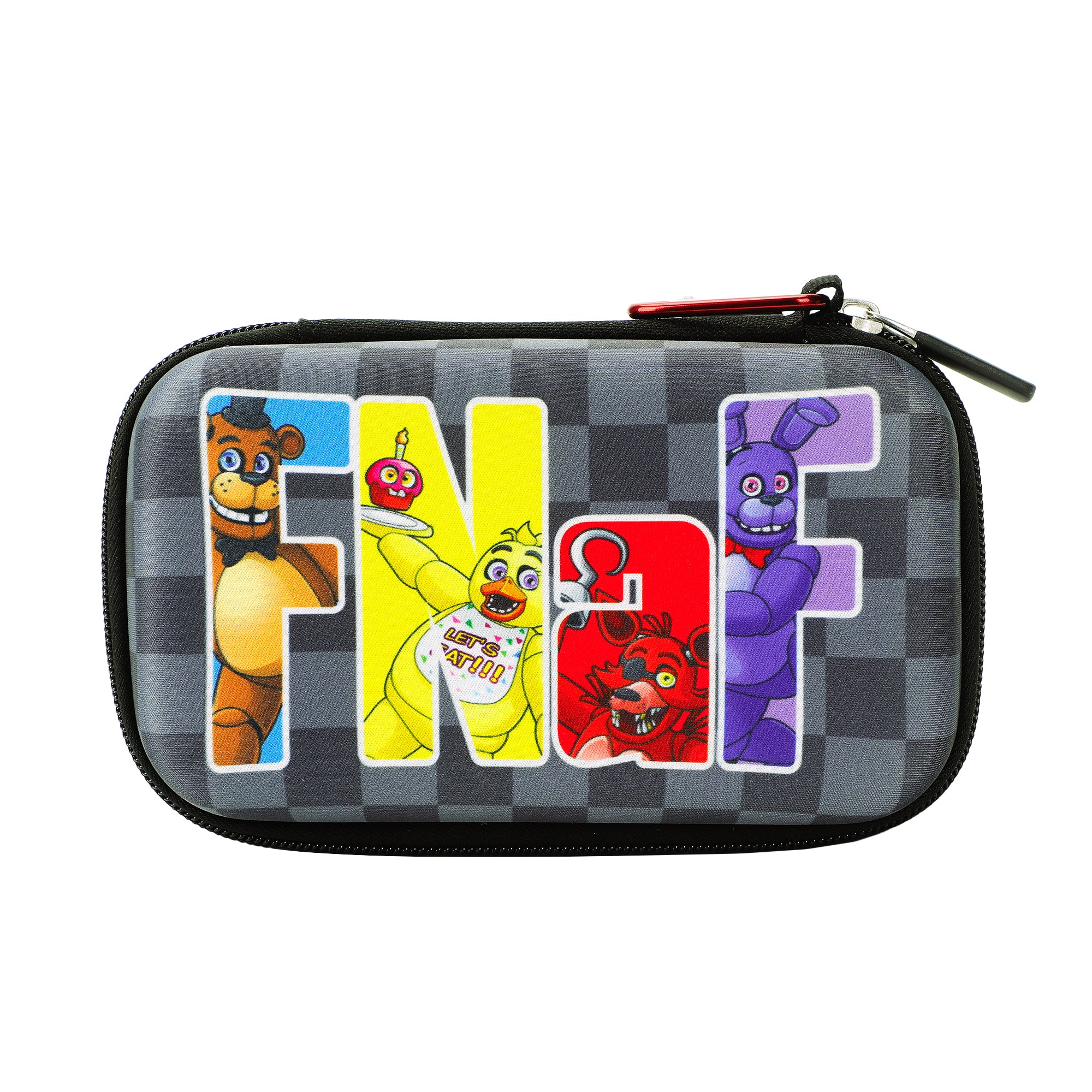 Five Nights At Freddy's FNAF Trap Graphics Gray Checkered Utility Case