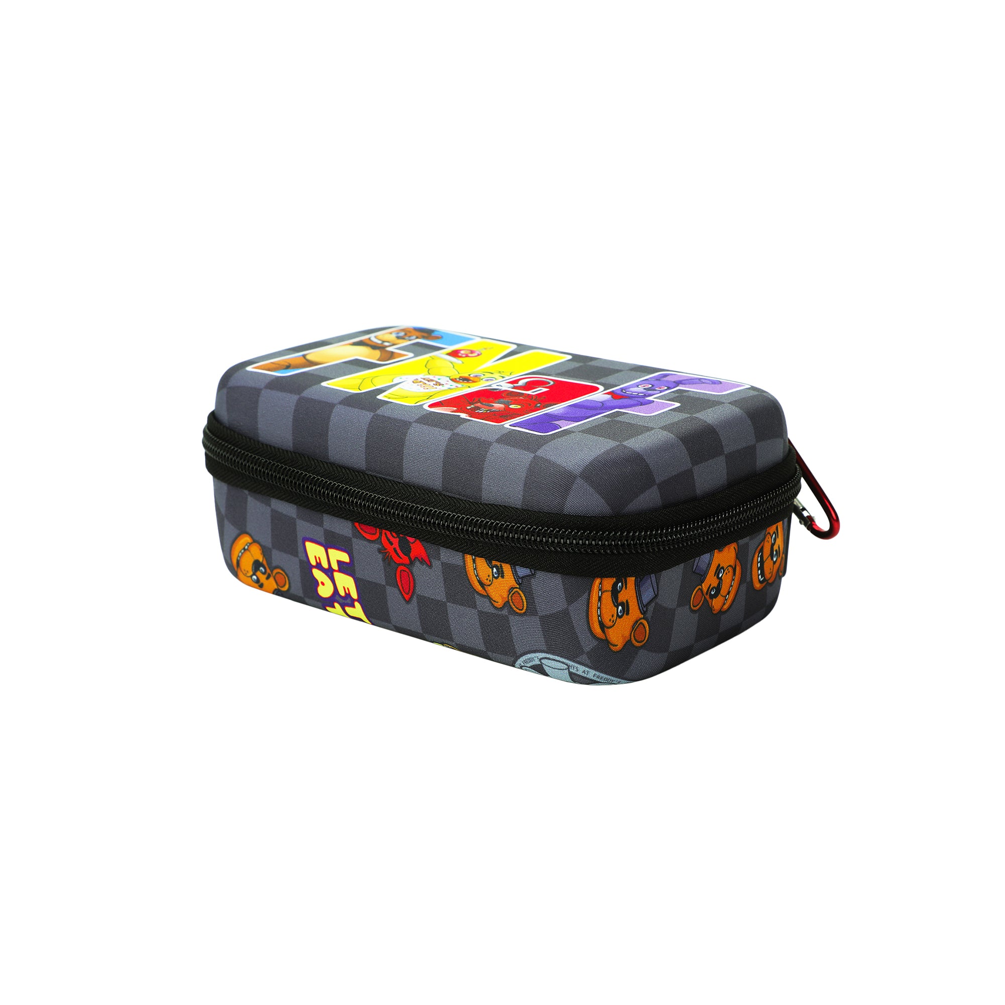Five Nights At Freddy's FNAF Trap Graphics Gray Checkered Utility Case