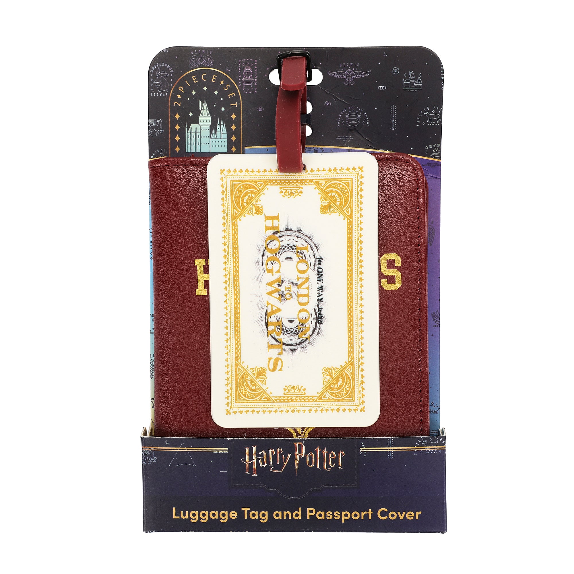 Harry Potter Molded Luggage Tag and Passport Set (2-Pc)