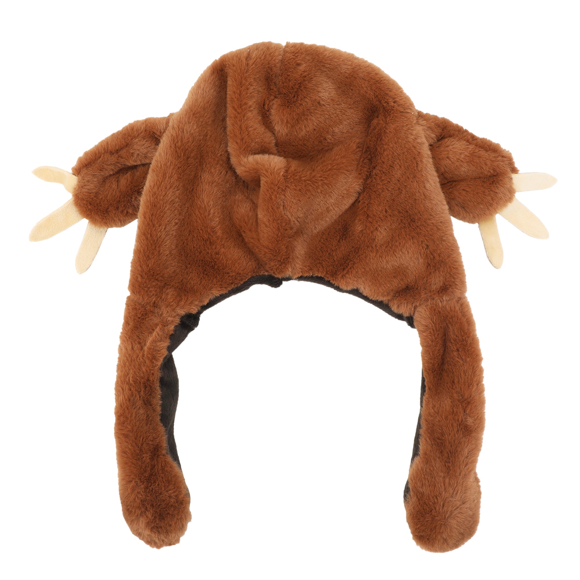 Sloth Face Youth Brown Hat With 3D Moveable Arms