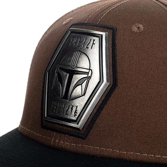 Star Wars Mandalorian Grogu Pre-Curved Snapback Hat
