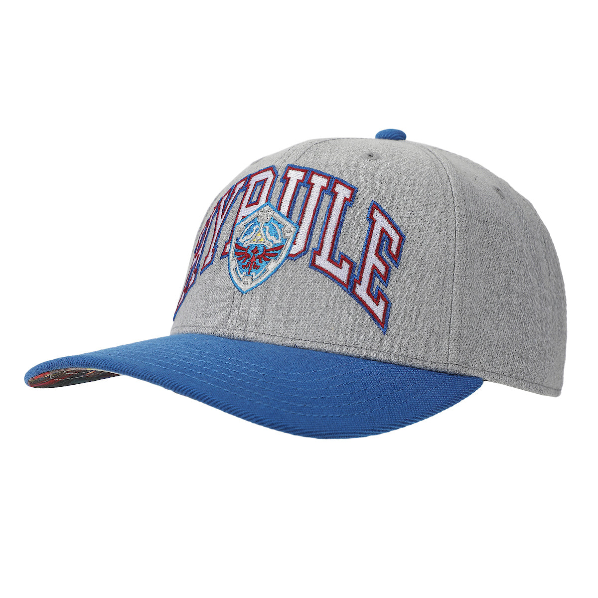 The Legend Of Zelda Hyrule Shield Gray & Blue Snapback Hat
