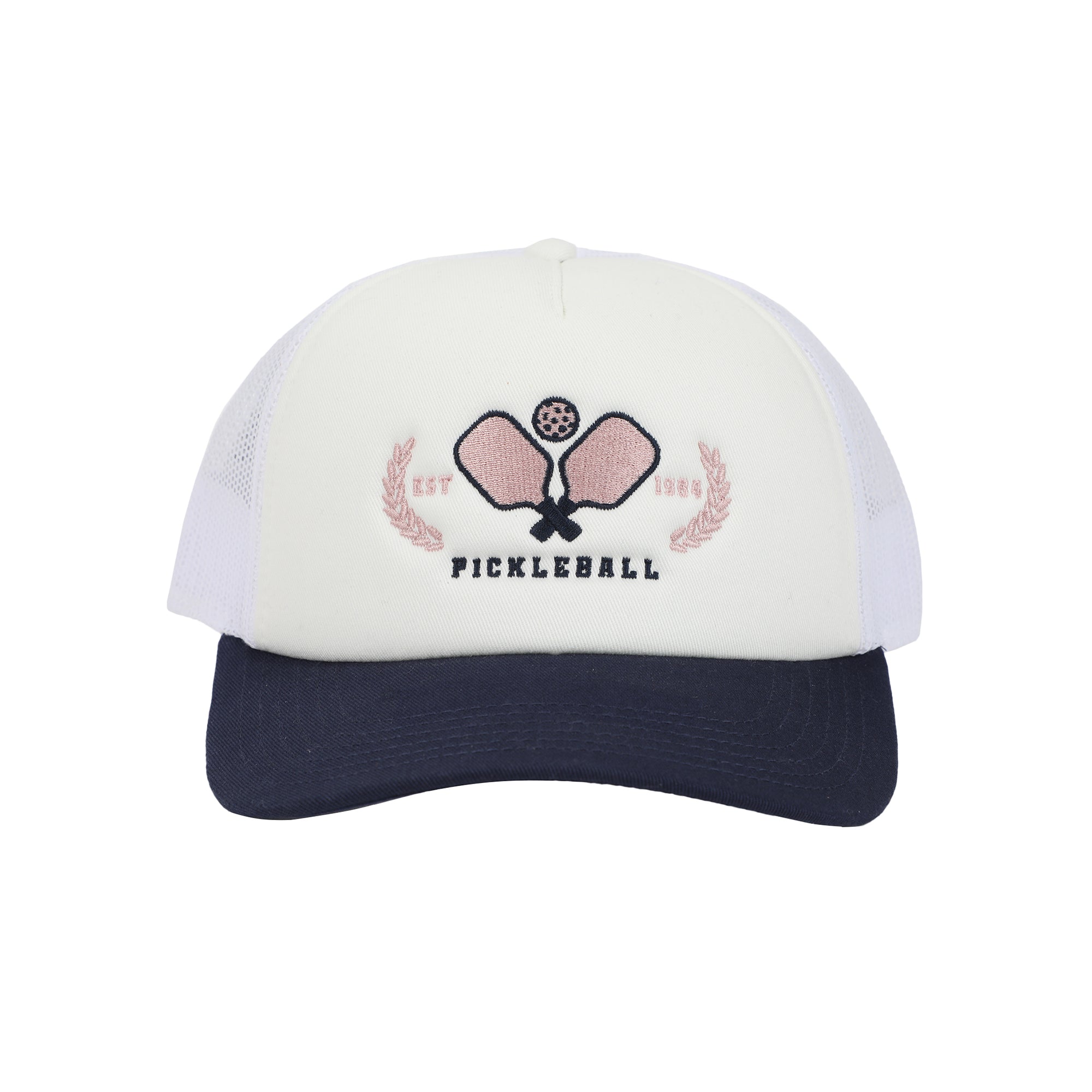Pickleball Paddles White Foam Trucker Hat