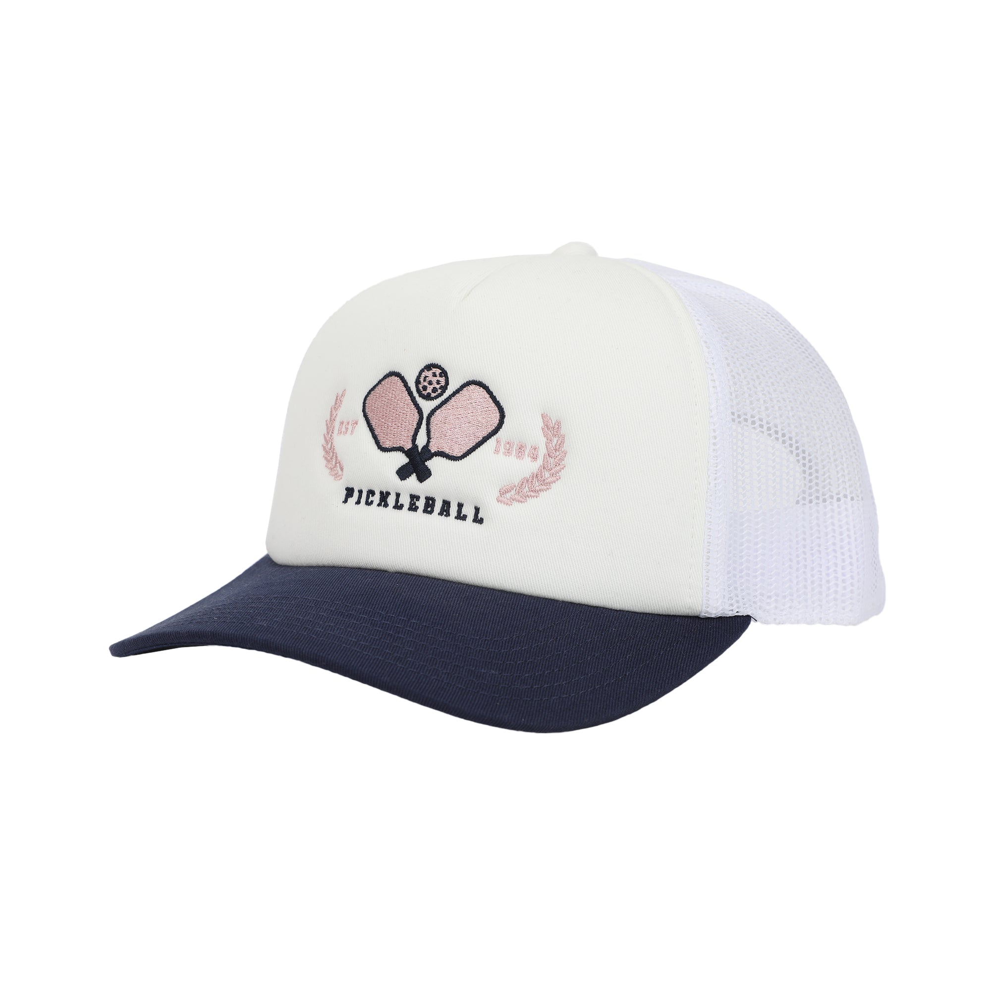 Pickleball Paddles White Foam Trucker Hat
