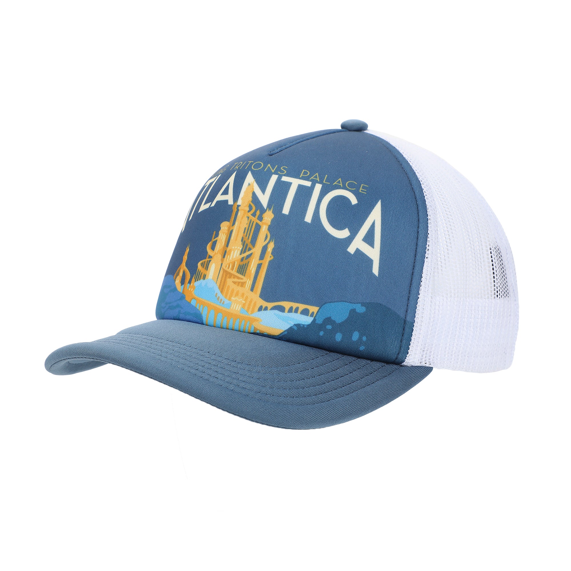 Disney The Little Mermaid Atlantica Blue Foam Trucker Hat