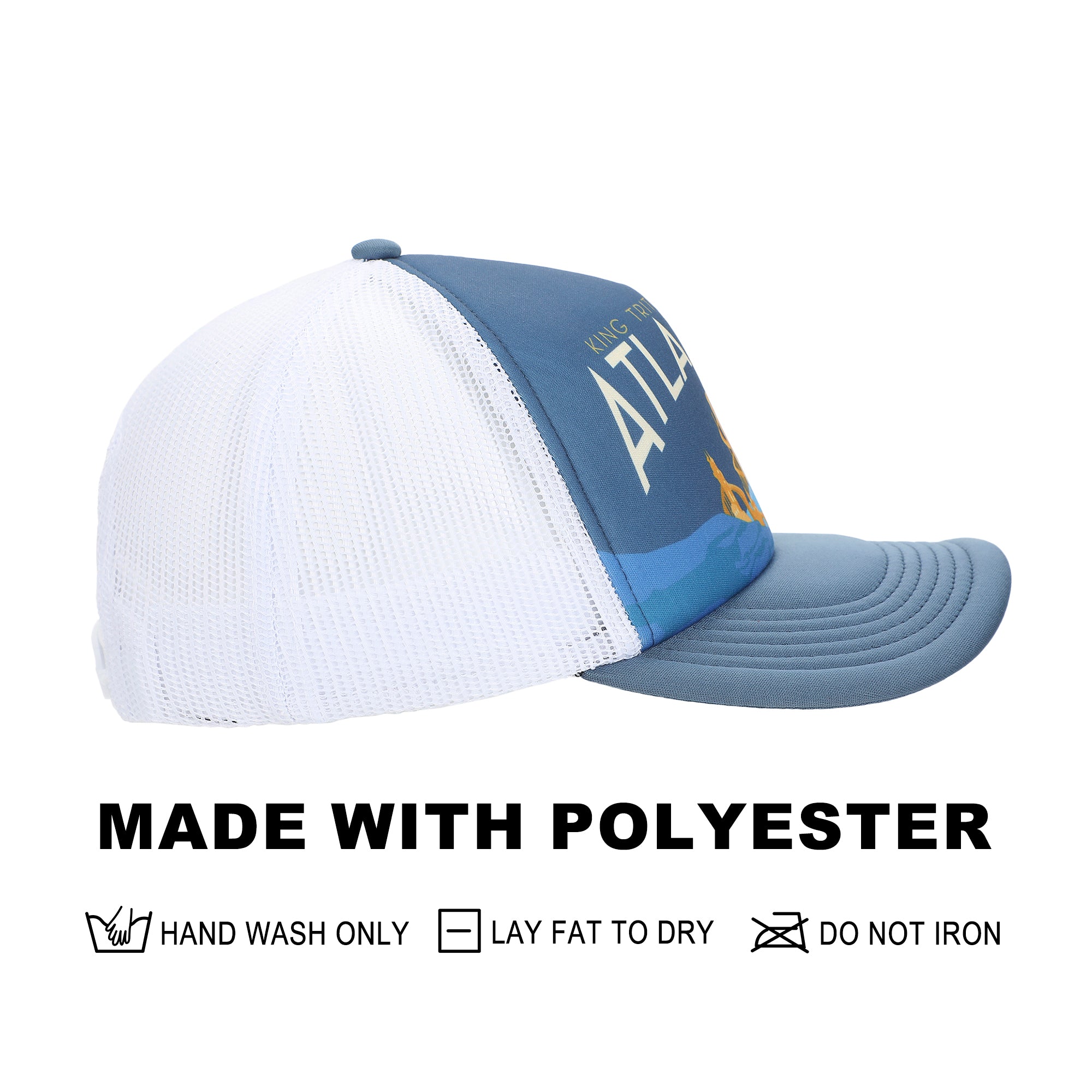 Disney The Little Mermaid Atlantica Blue Foam Trucker Hat