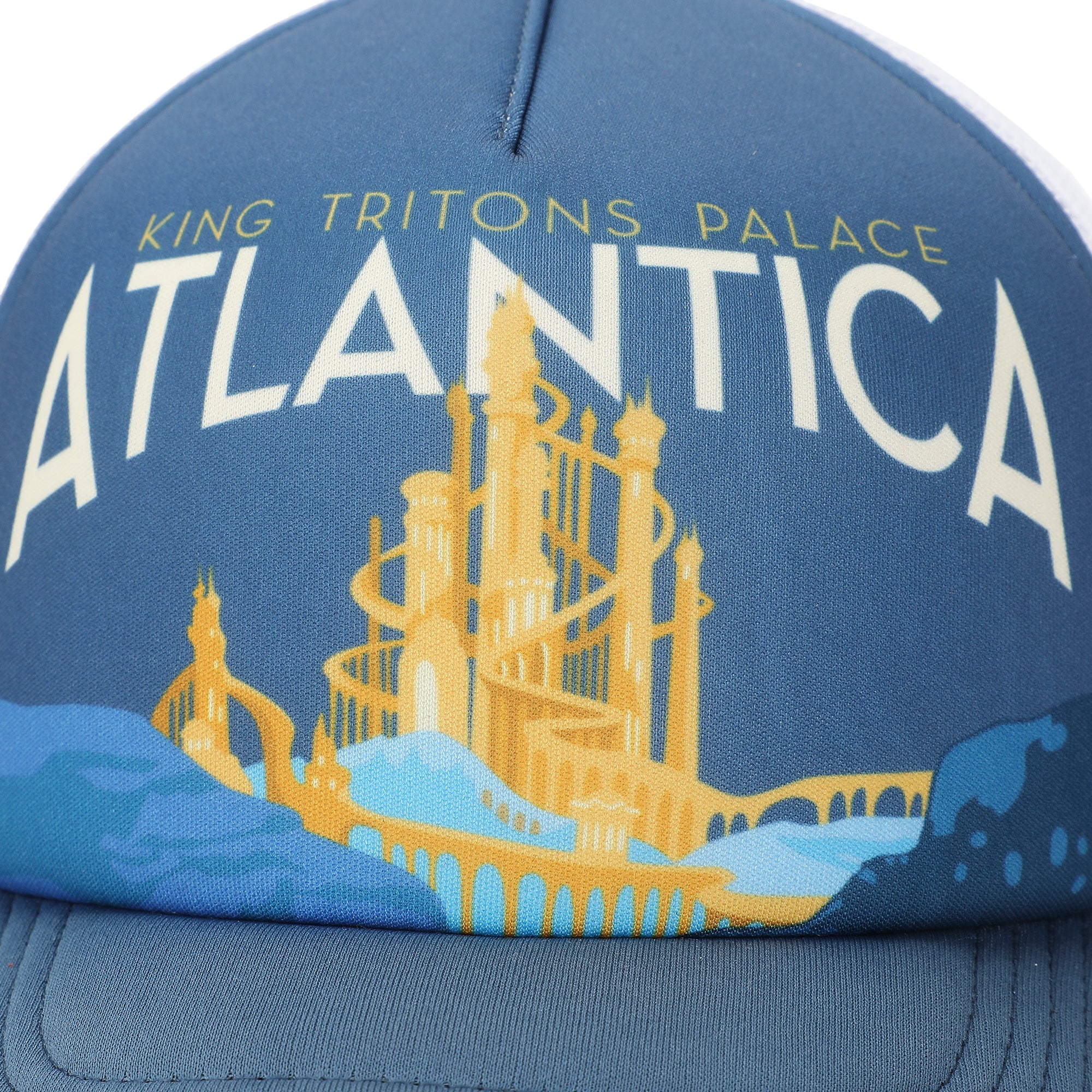 Disney The Little Mermaid Atlantica Blue Foam Trucker Hat