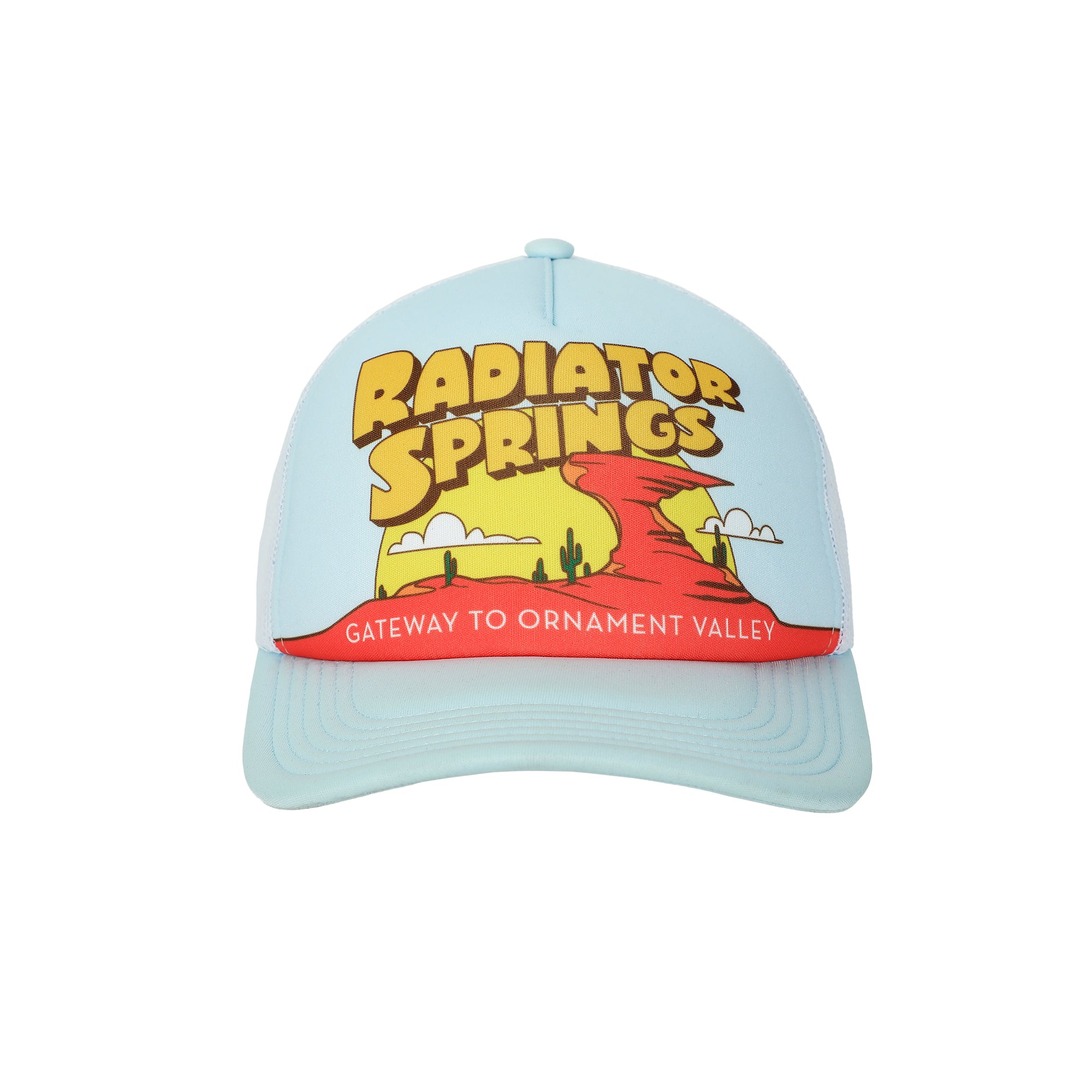 Disney Pixar Cars Disney Radiator Springs light Blue Trucker Hat