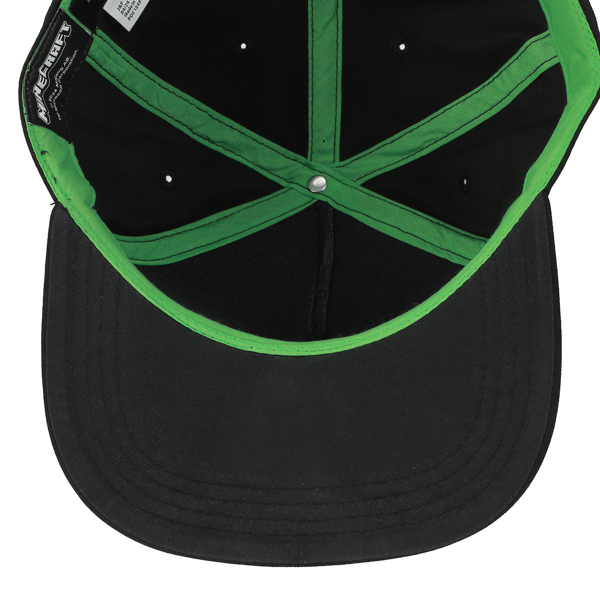Minecraft Creeper & TNT Youth Black Snapback Hat