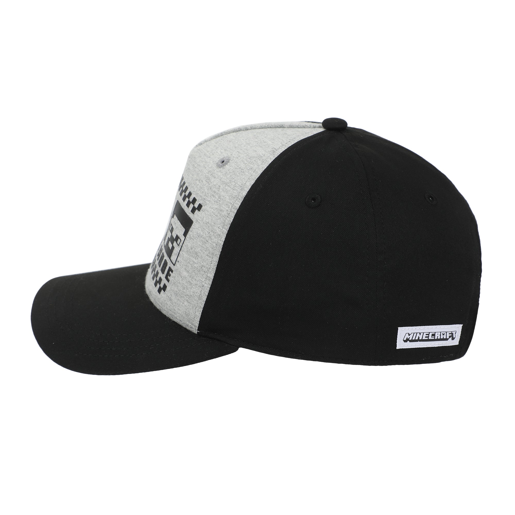 Minecraft Survival Mode Youth Gray & Black Traditional Adjustable Hat