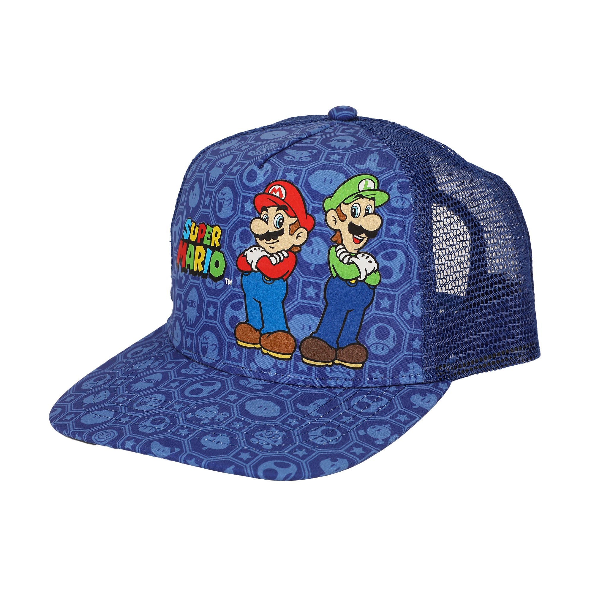 Super Mario Bros Mario & Luigi Trucker Hat
