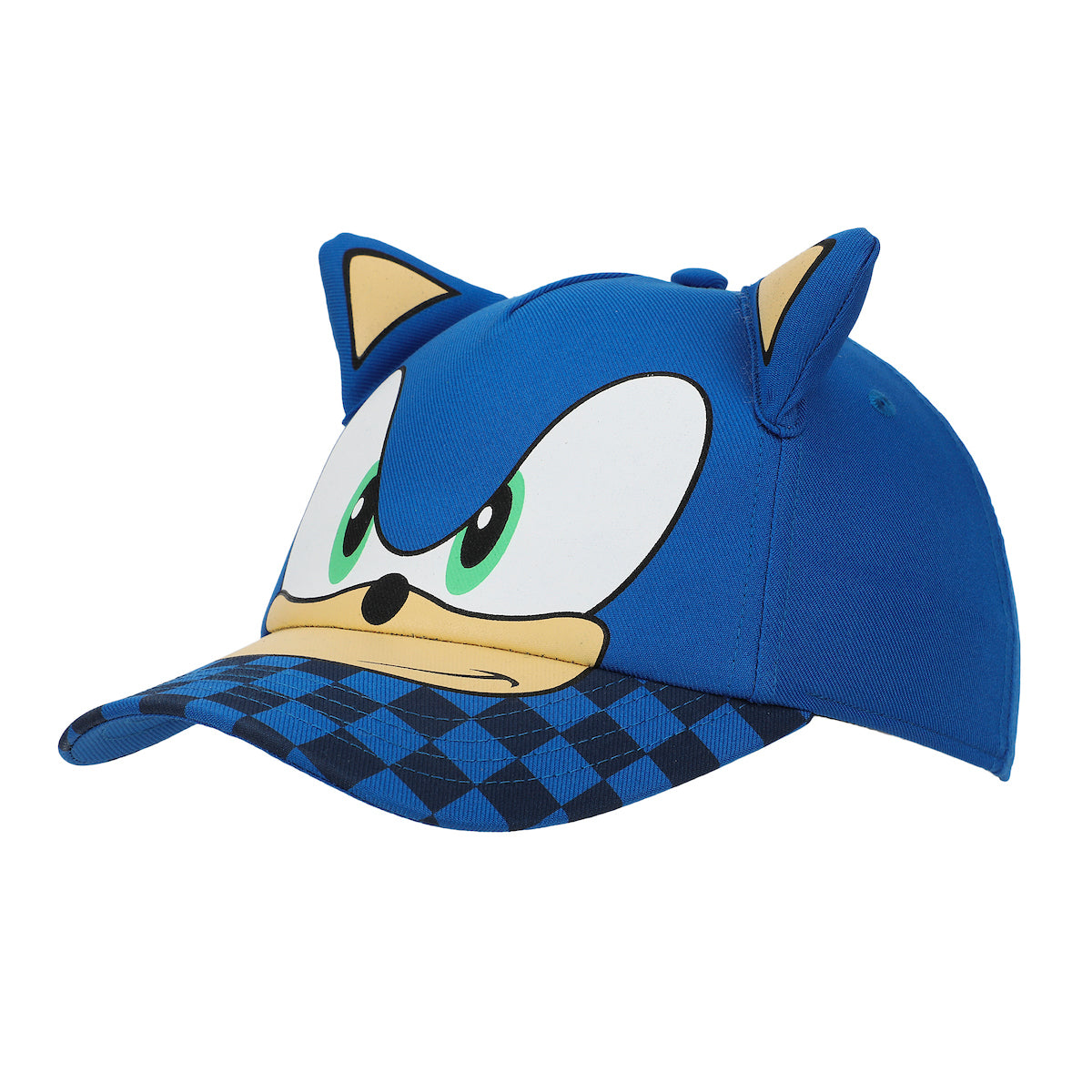 Sonic The Hedgehog Big Face Youth Blue Traditional Adjustable Hat