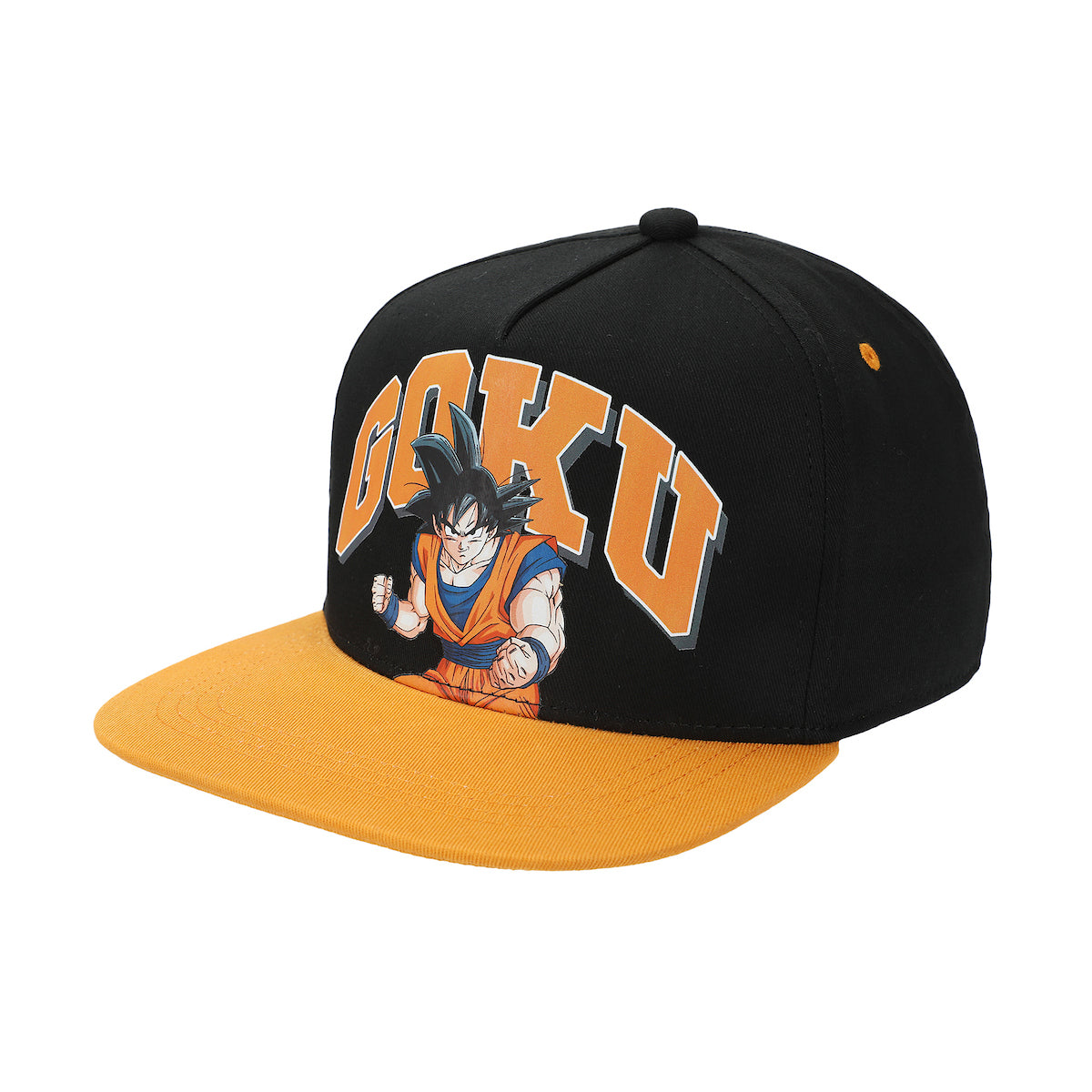 Dragon Ball Z Goku Youth Orange & Black Snapback Hat