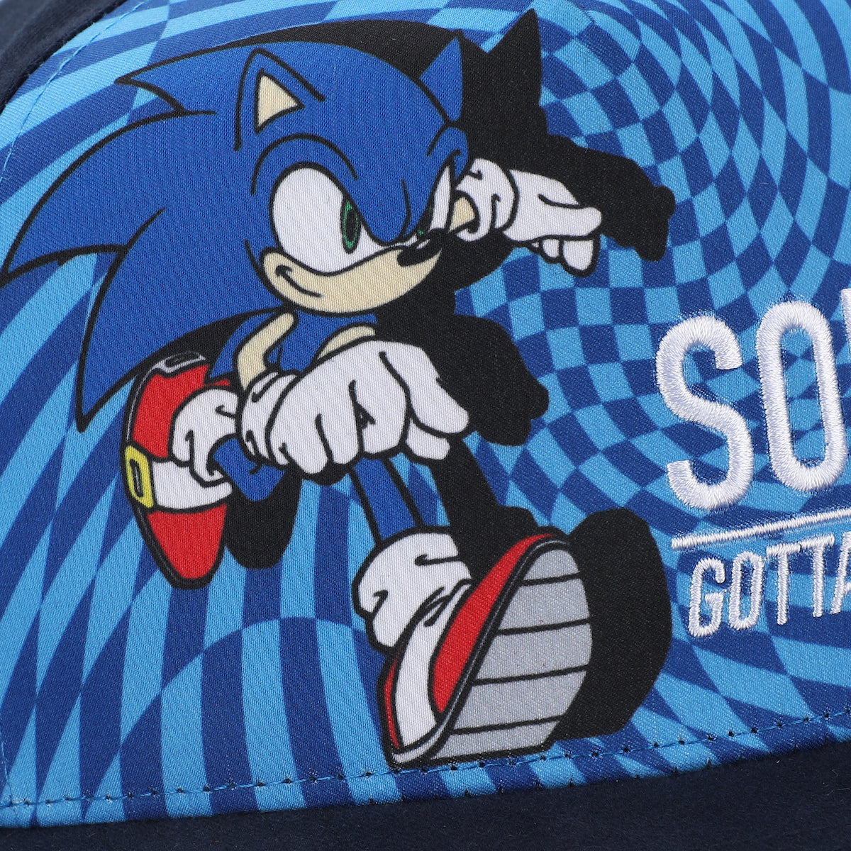Sonic The Hedgehog Gotta Go Fast Youth Blue Snapback Hat