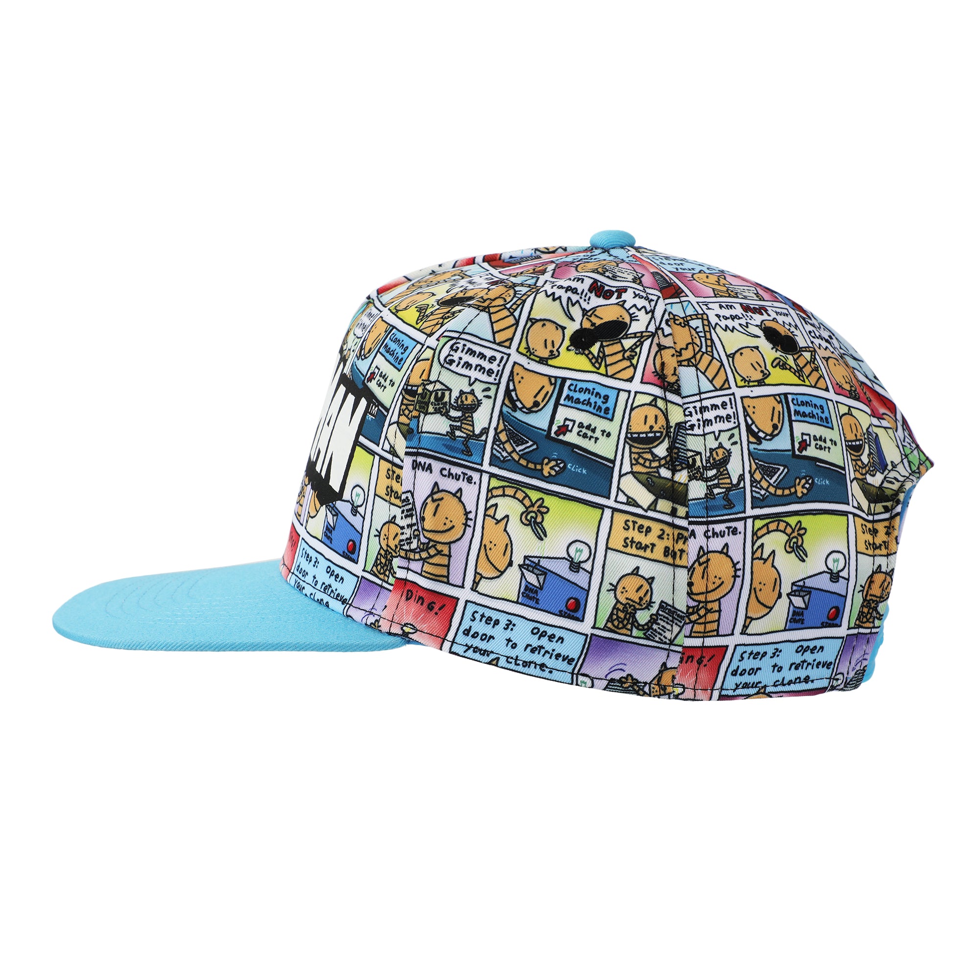 Dog Man Comic Panels Youth Snapback Hat