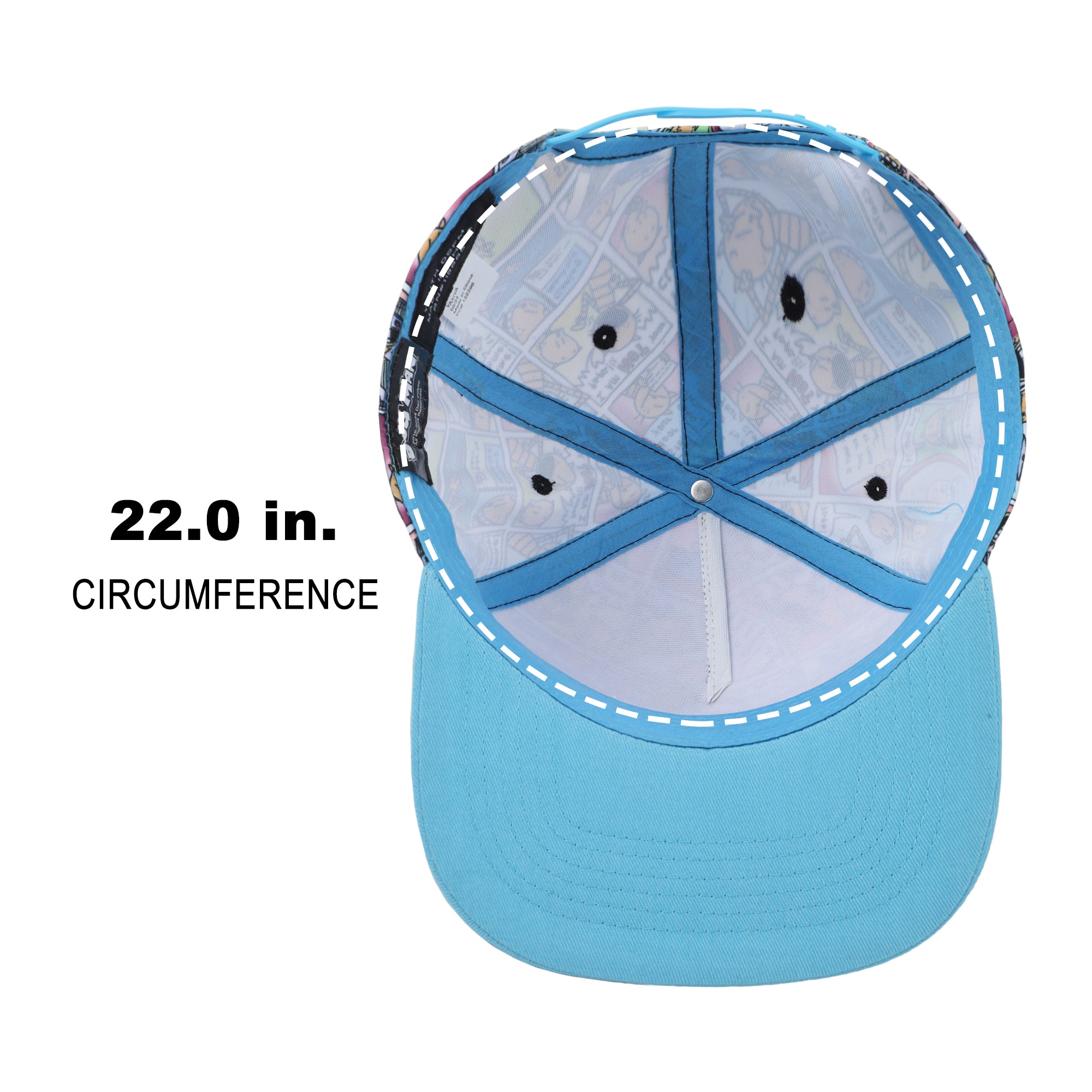 Dog Man Comic Panels Youth Snapback Hat