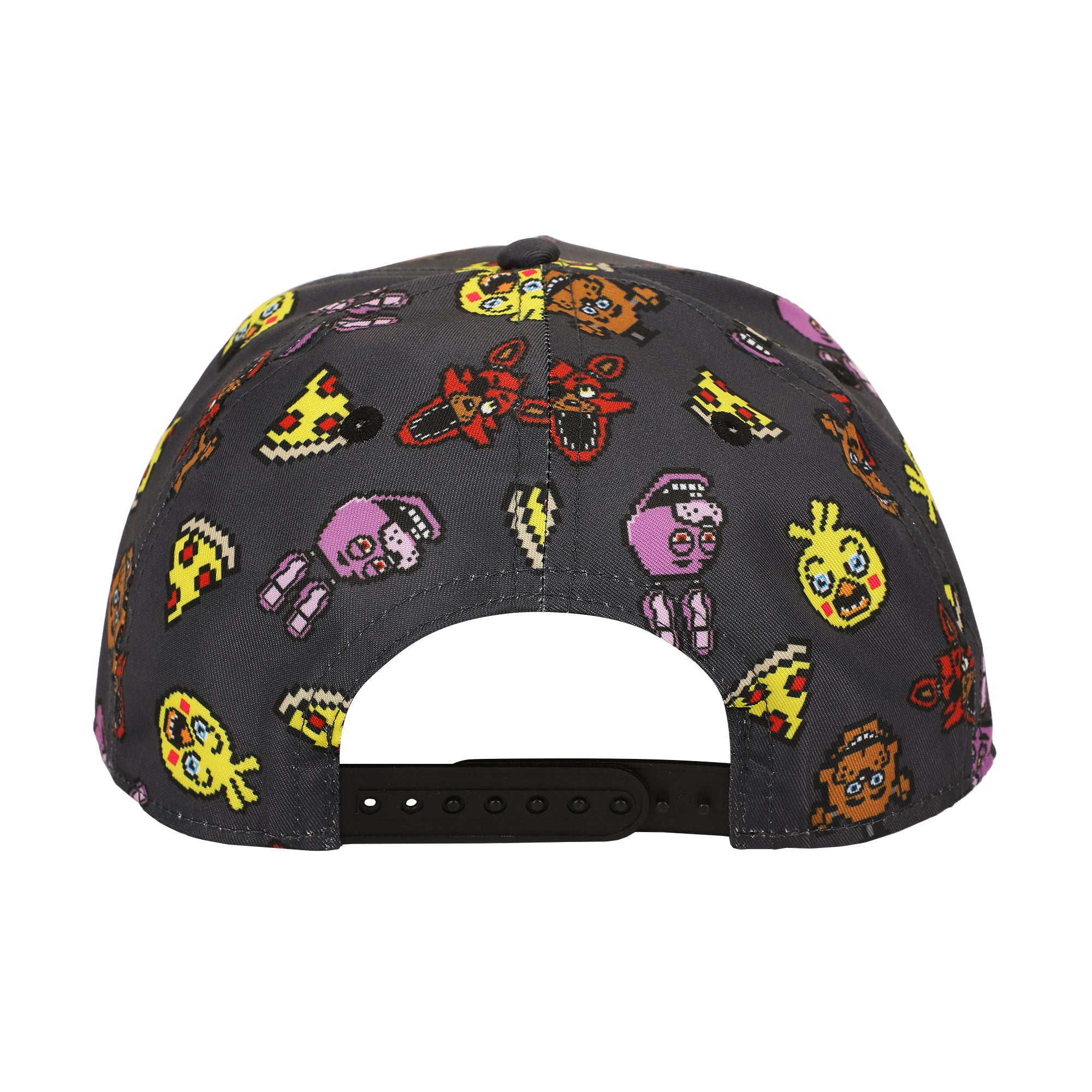 Five Nights At Freddy's Characters & Pizza All-Over Print Traditional Adjustable Hat