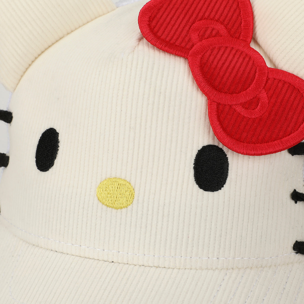 Hello Kitty Big Face Women's White Trucker Hat