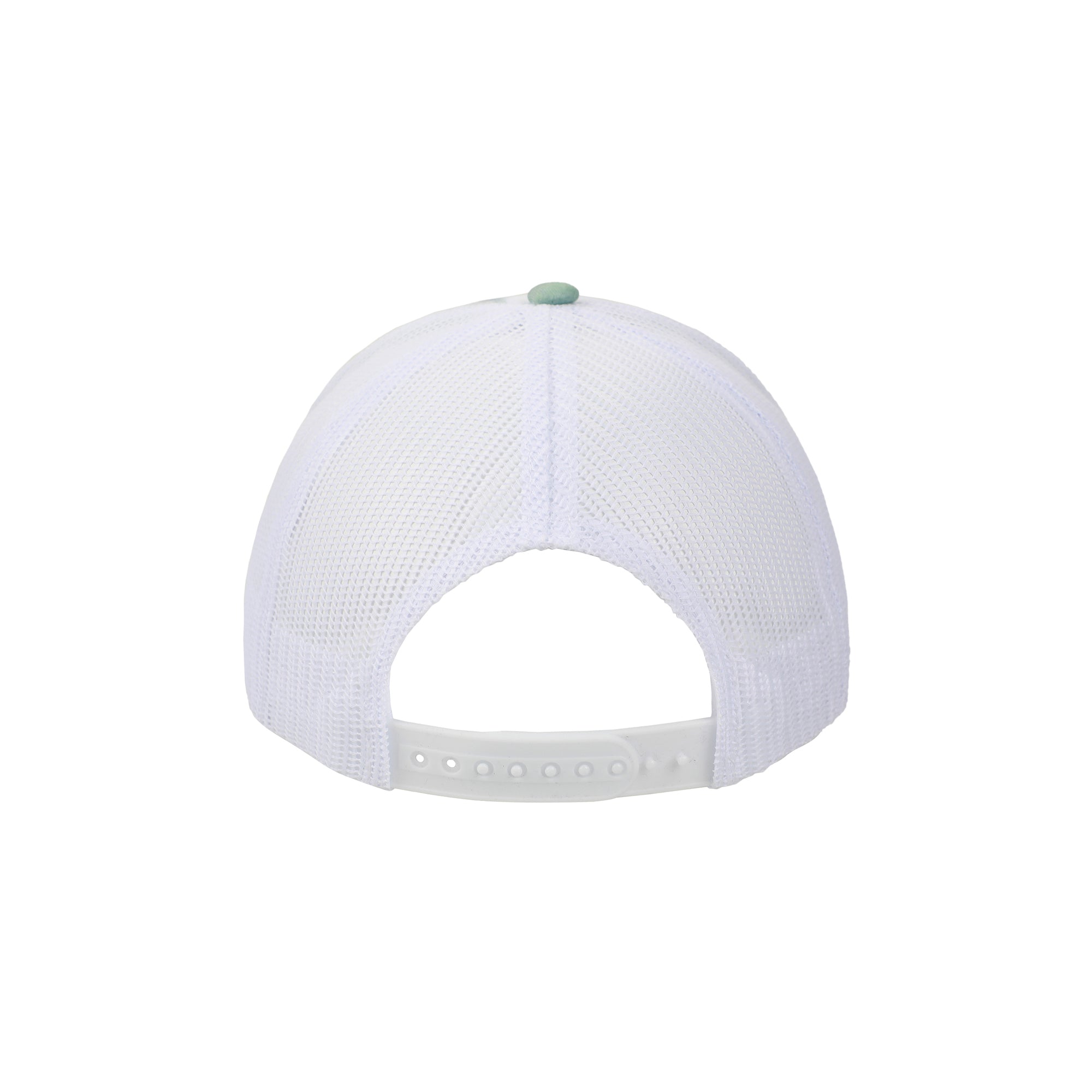 Floral Rose Print White Foam Trucker Hat