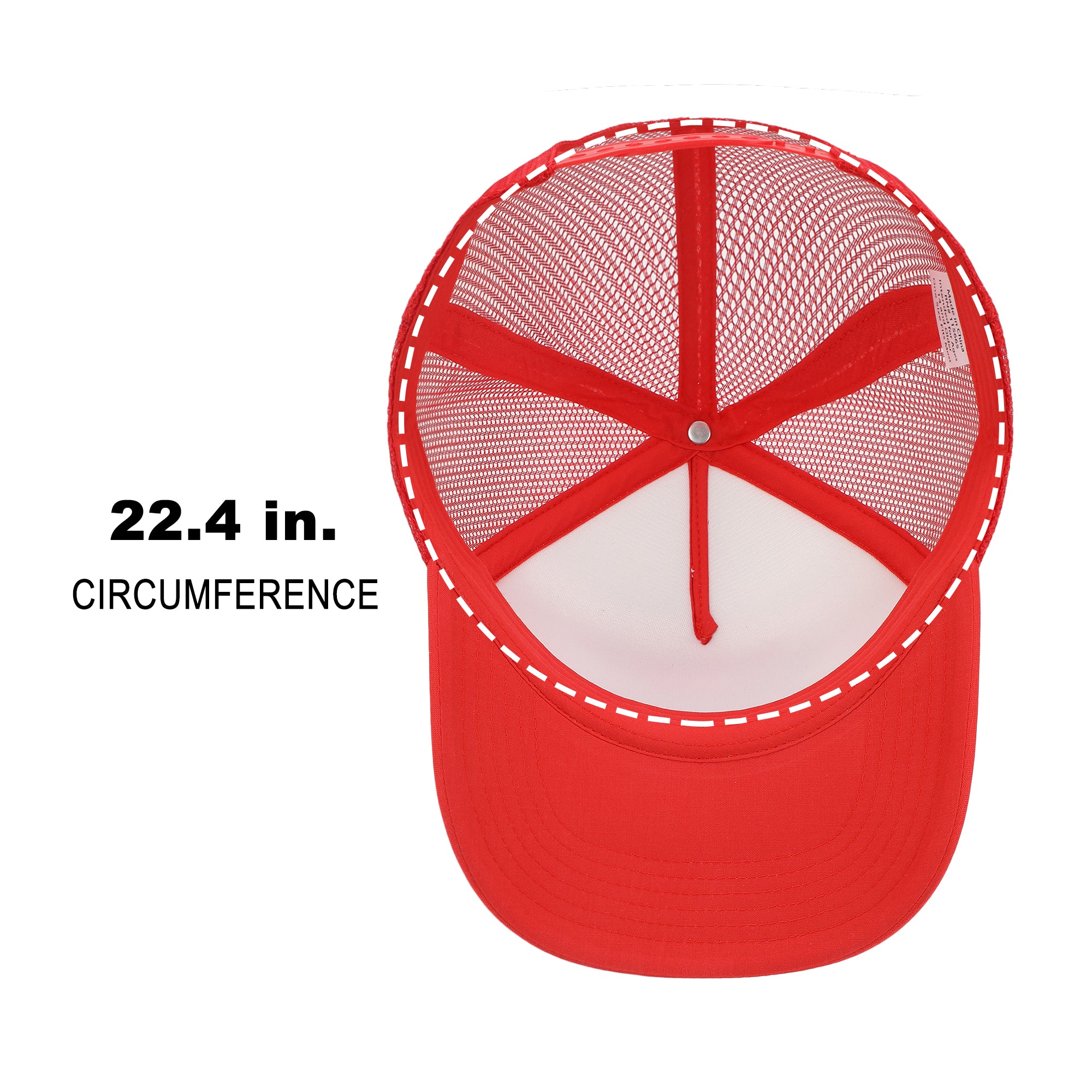 Hawaii Coast White & Red Foam Trucker Hat
