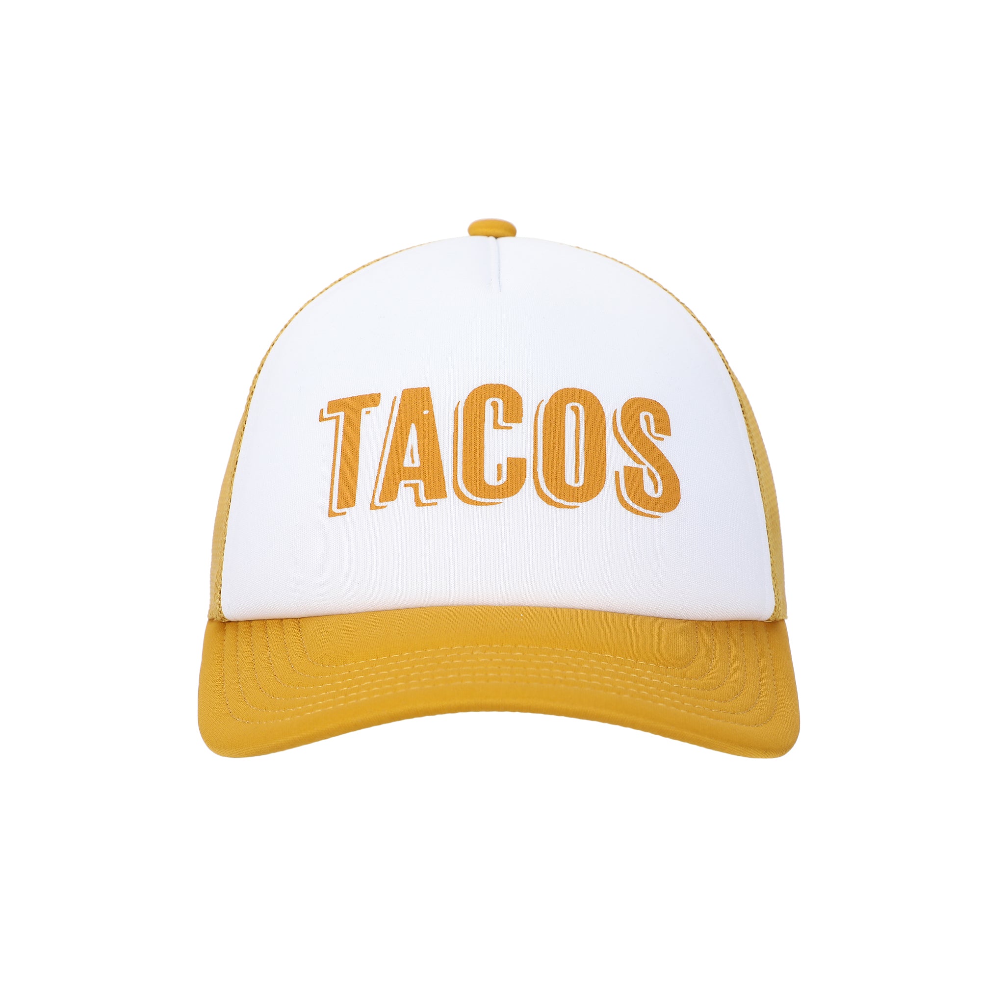 Tacos White & Mustard Foam Trucker Hat