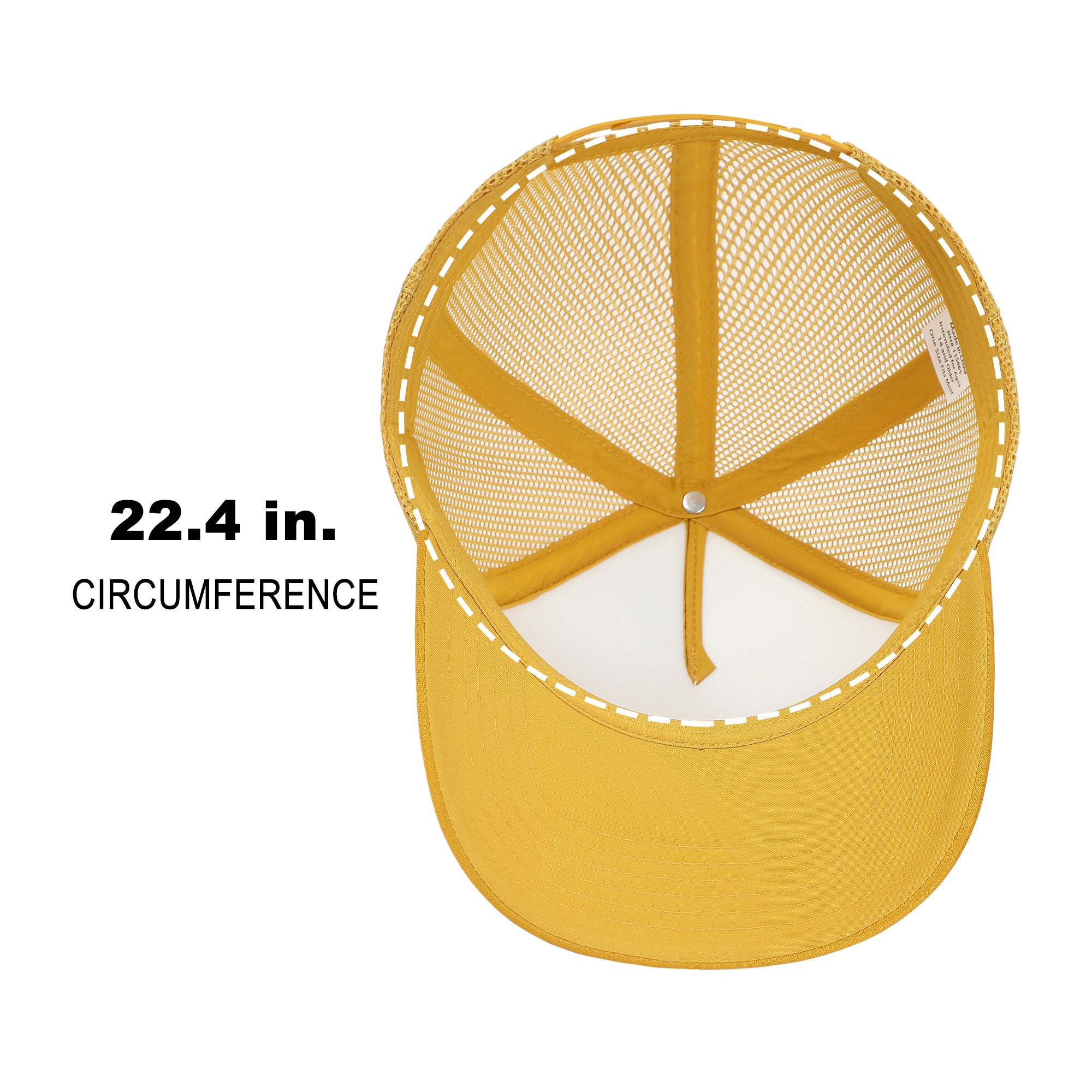 Tacos White & Mustard Foam Trucker Hat