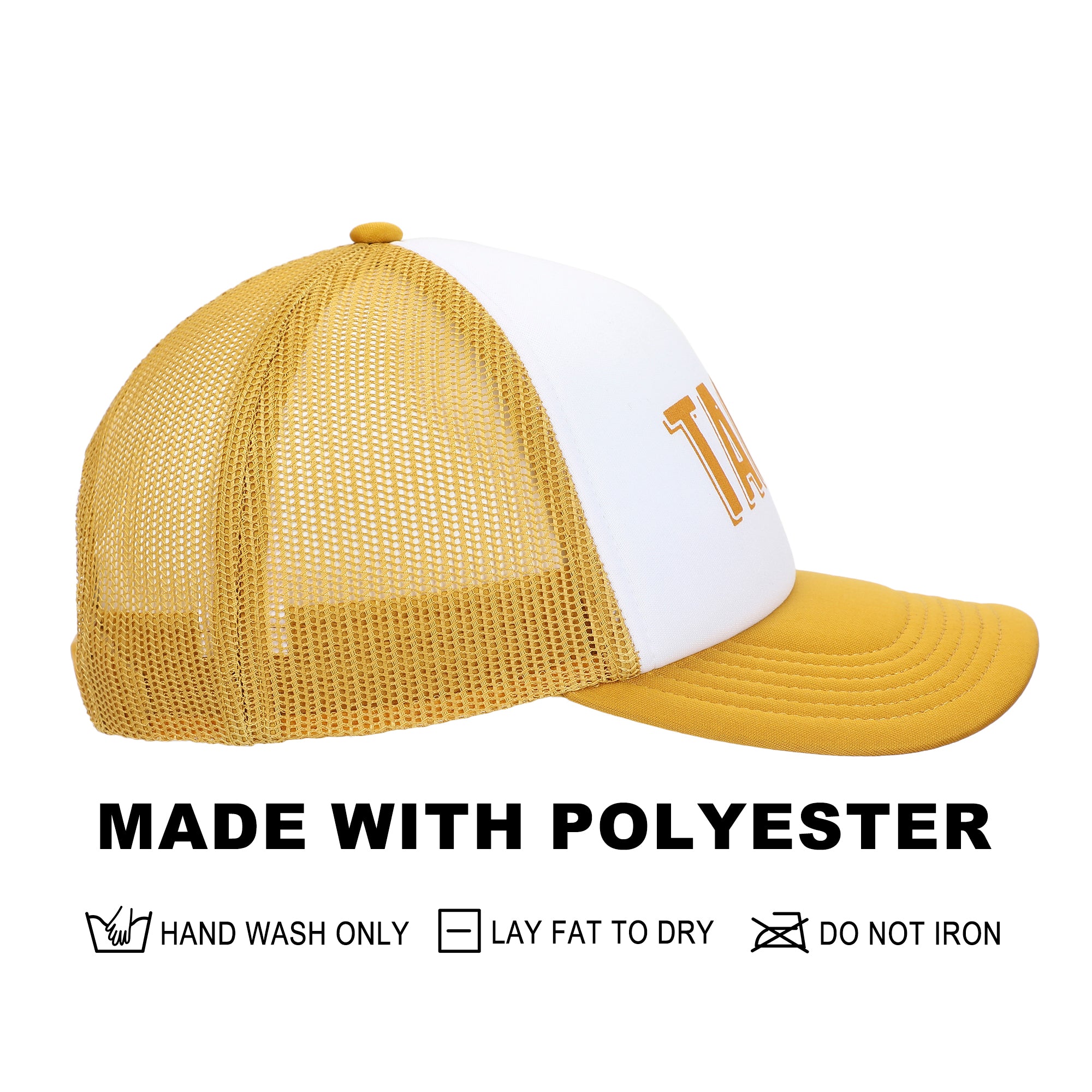 Tacos White & Mustard Foam Trucker Hat