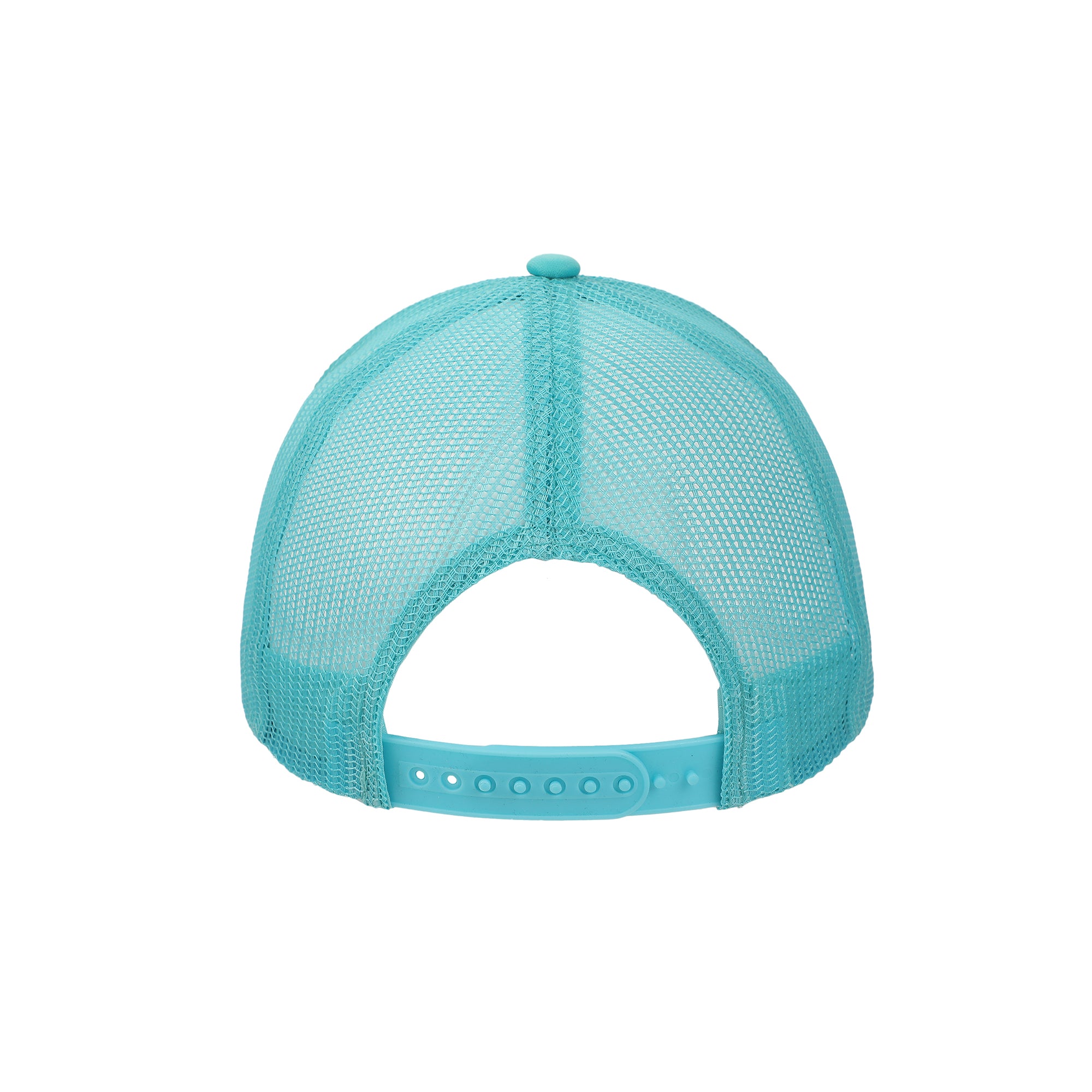 Chill Beach Vibes White & Aqua Foam Trucker Hat