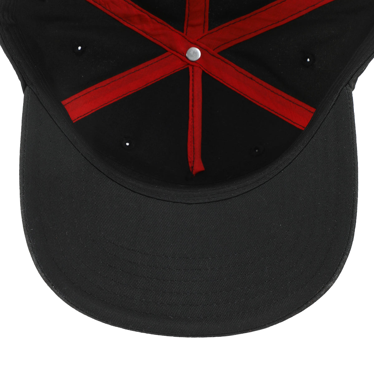 Ghostface Red Square Black Snapback Hat
