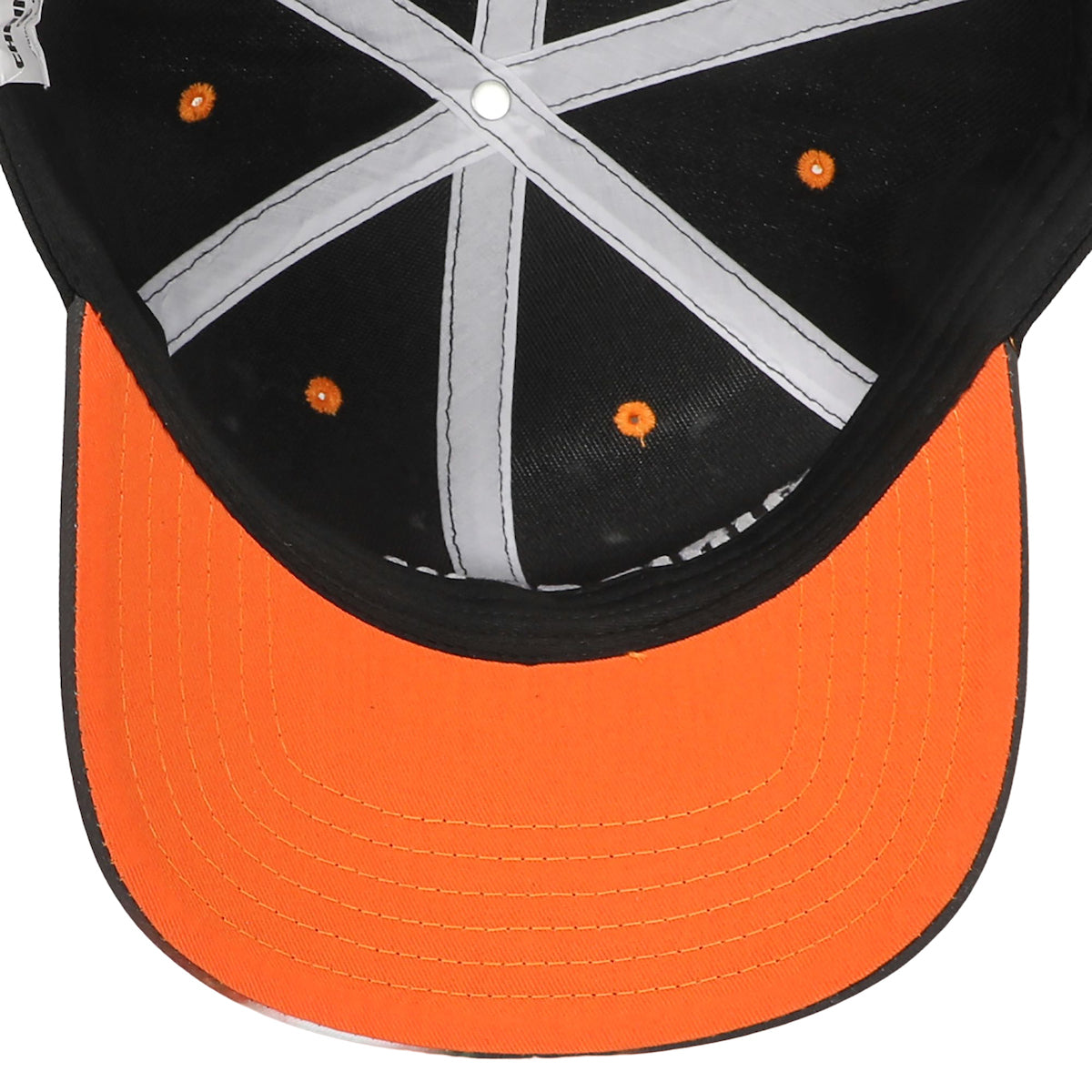 Chainsaw Man Logo & Pochita Men's Black Precurve Snapback Hat